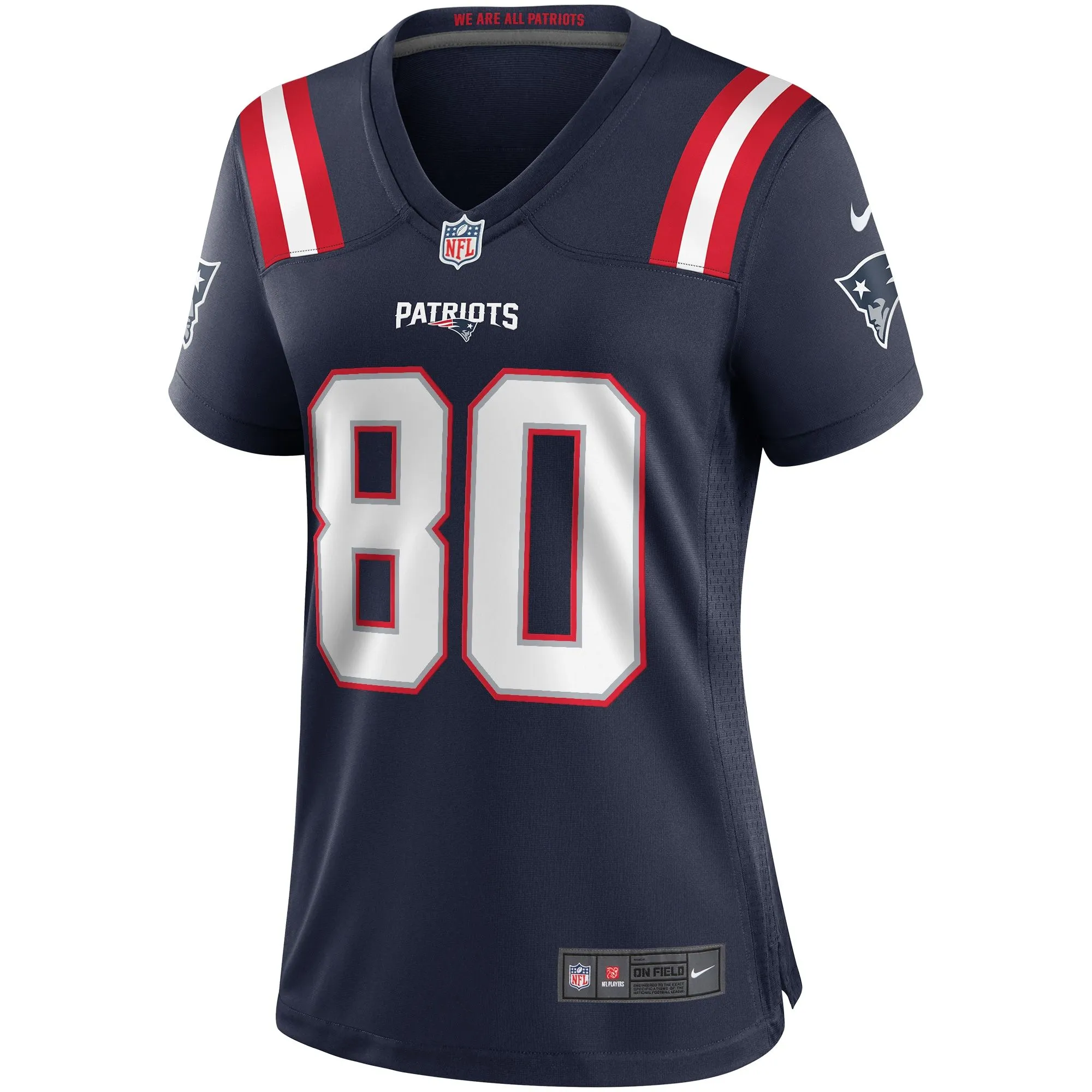 Troy Brown New England Patriots  Women's Game Retired Player Jersey - Navy