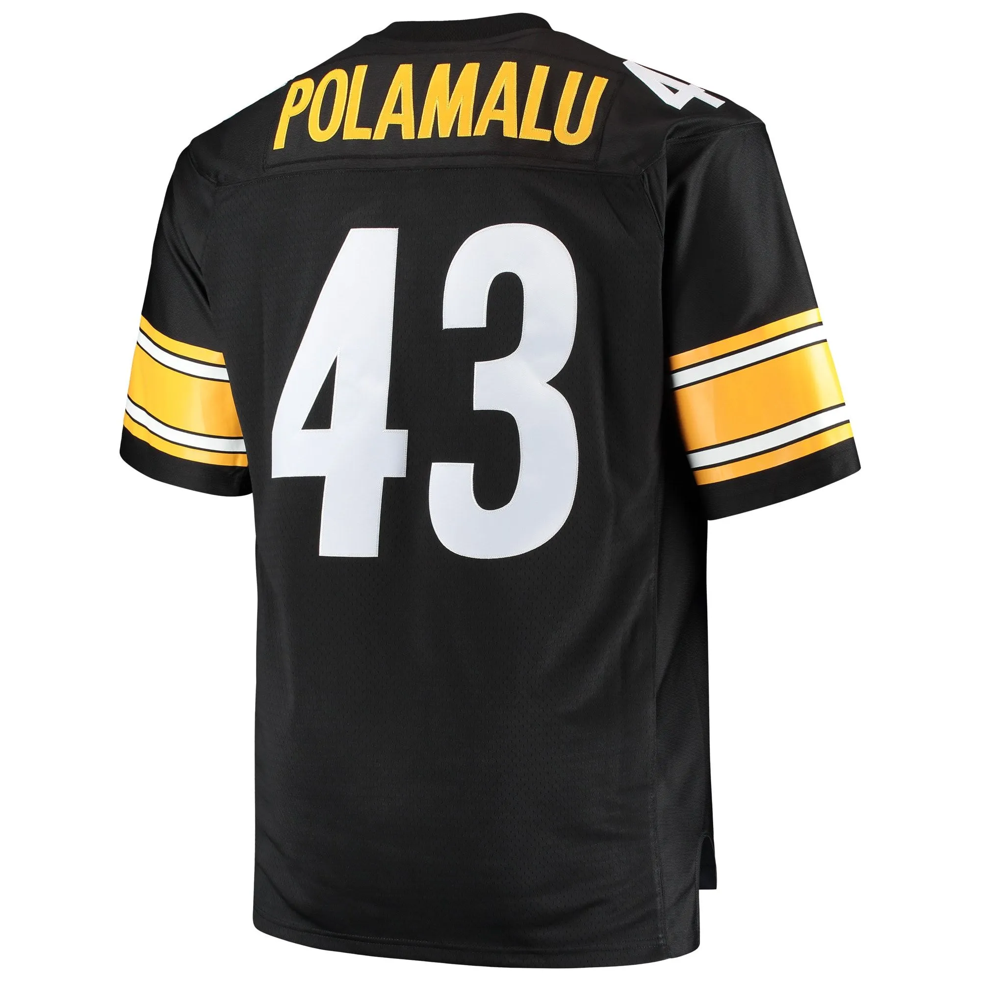 Troy Polamalu Pittsburgh Steelers Mitchell & Ness Big & Tall 2005 Retired Player Replica Jersey - Black