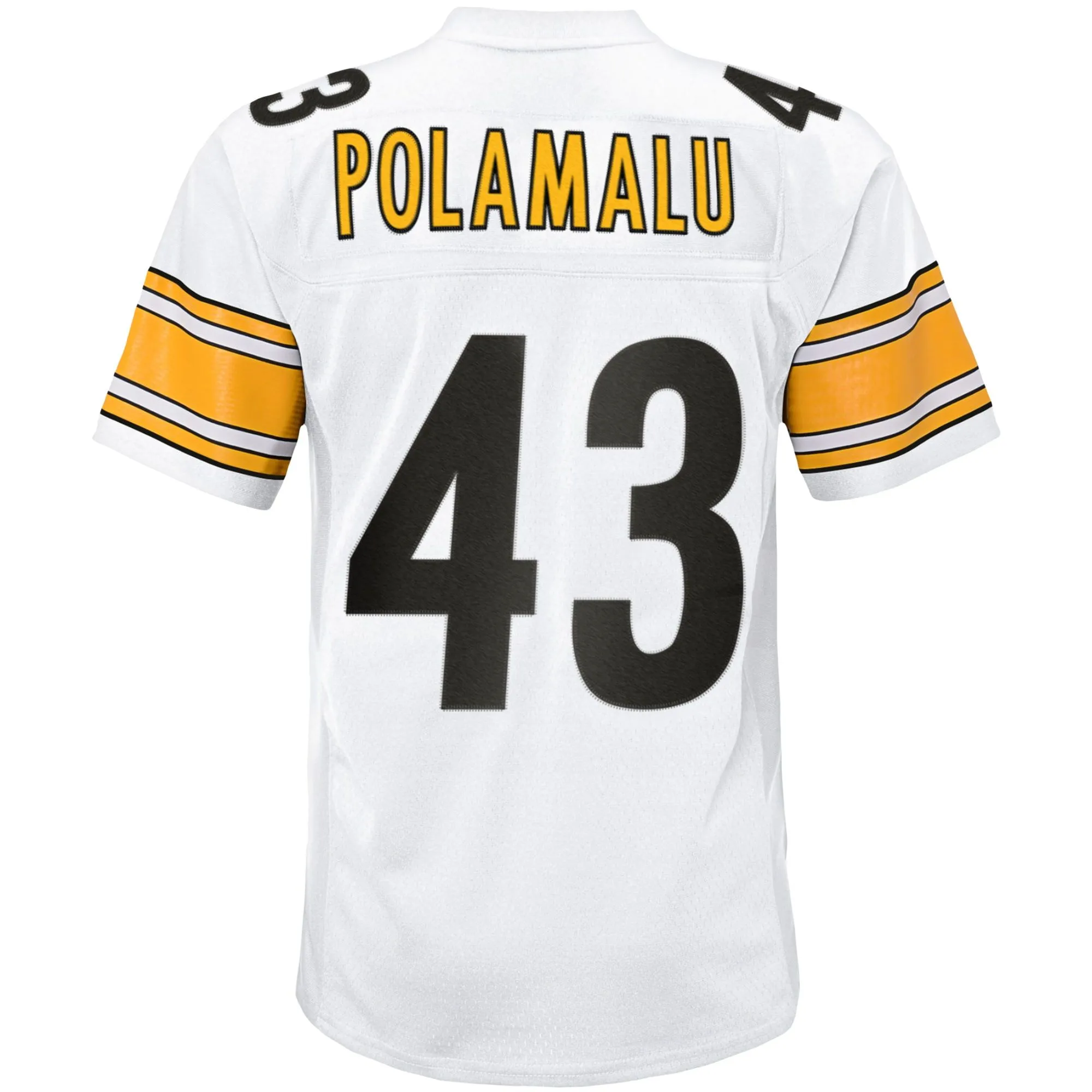 Troy Polamalu Pittsburgh Steelers Mitchell & Ness Youth 2005 Retired Player Legacy Jersey - White