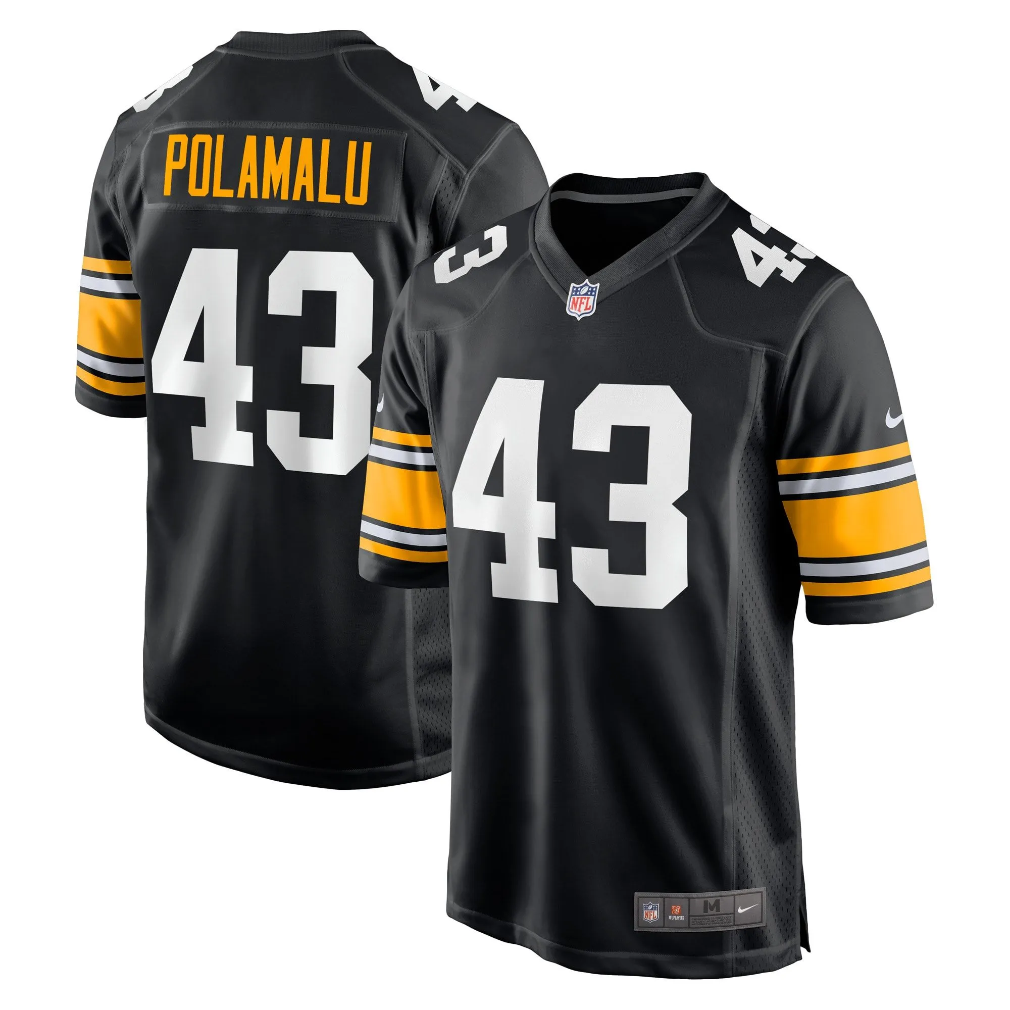 Troy Polamalu Pittsburgh Steelers  Retired Player Jersey - Black