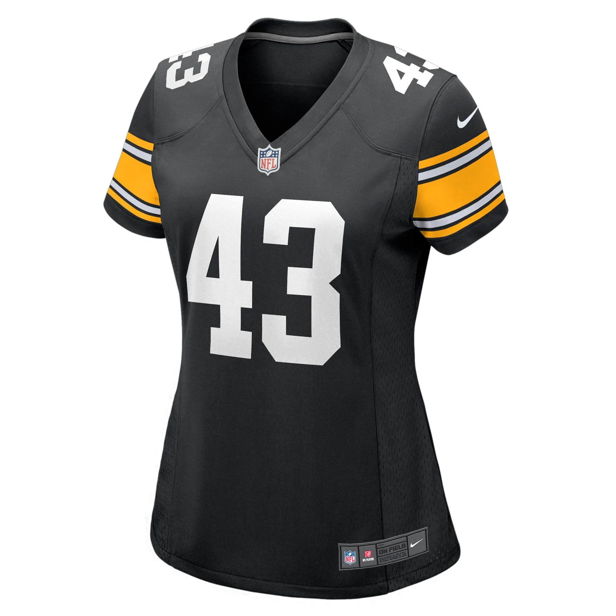 Troy Polamalu Pittsburgh Steelers  Women's Retired Player Jersey - Black