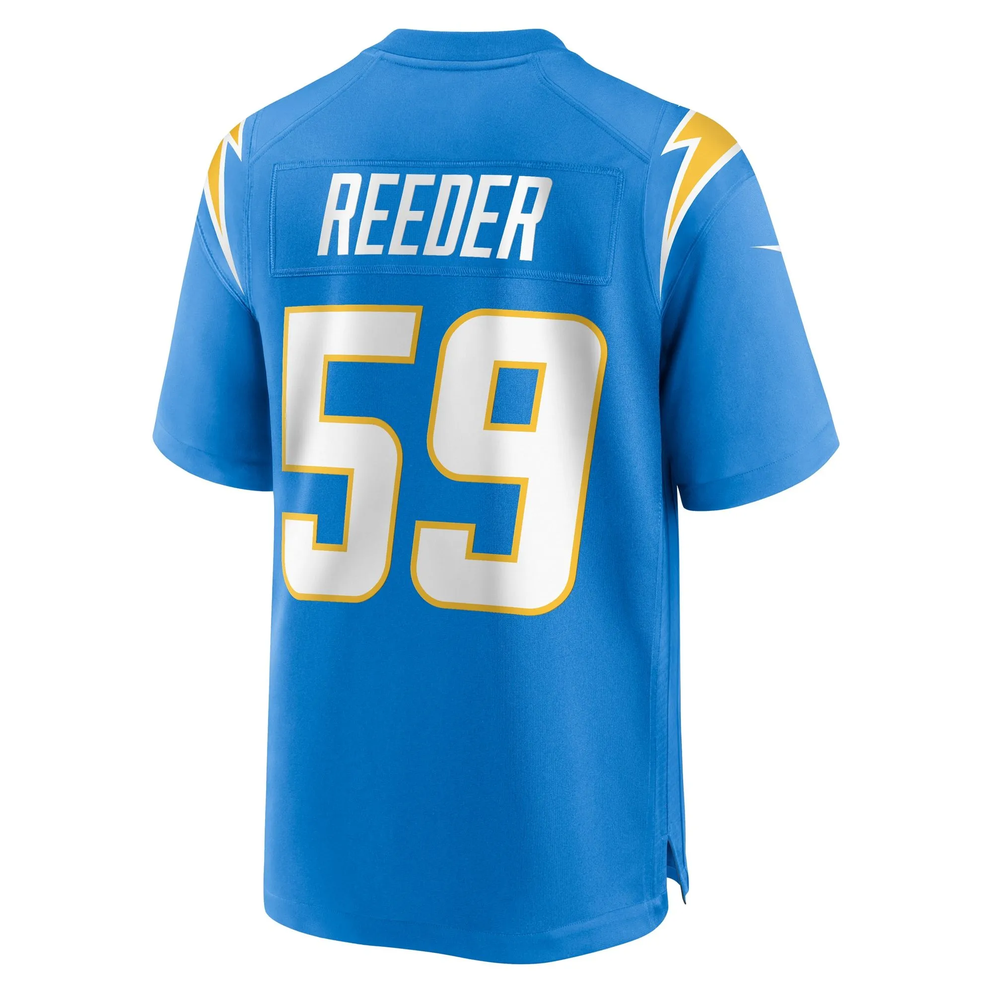 Troy Reeder Los Angeles Chargers  Team Game Jersey -  Powder Blue