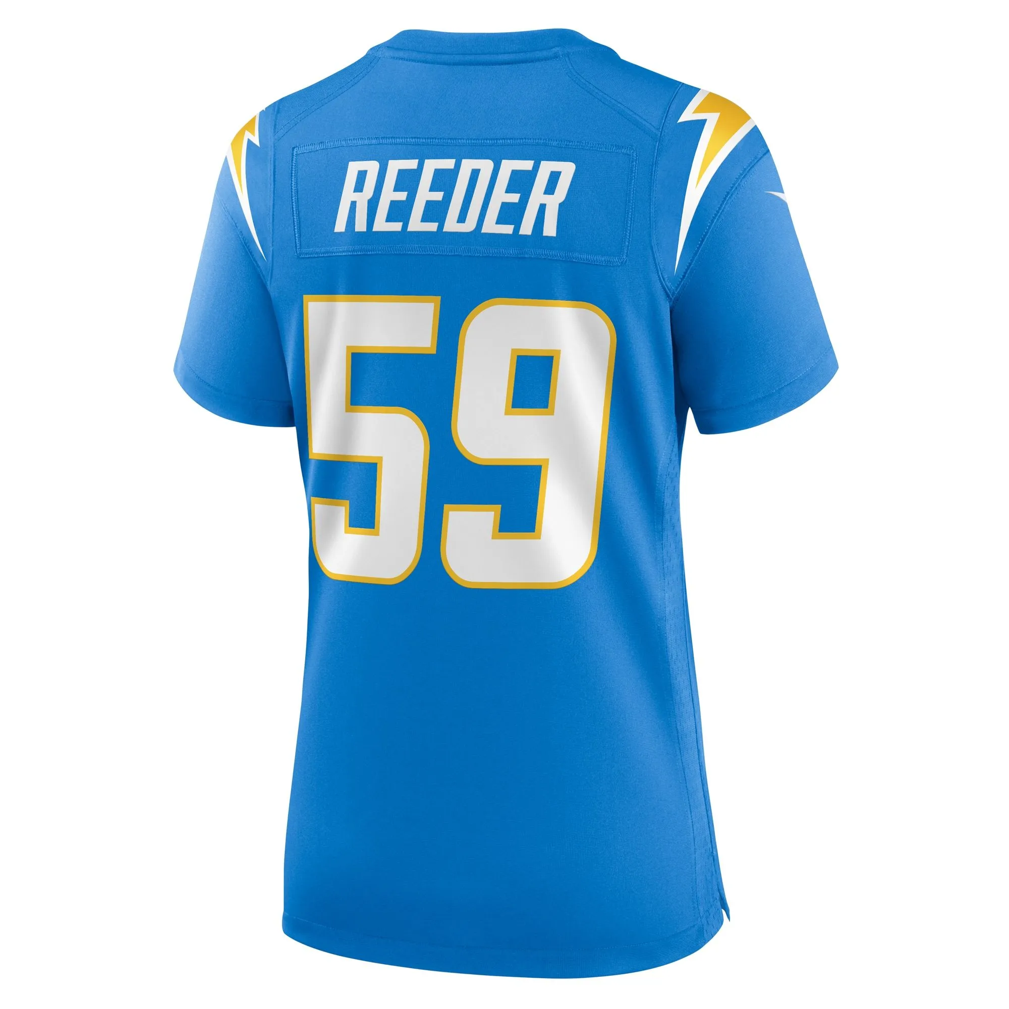 Troy Reeder Los Angeles Chargers  Women's Team Game Jersey -  Powder Blue