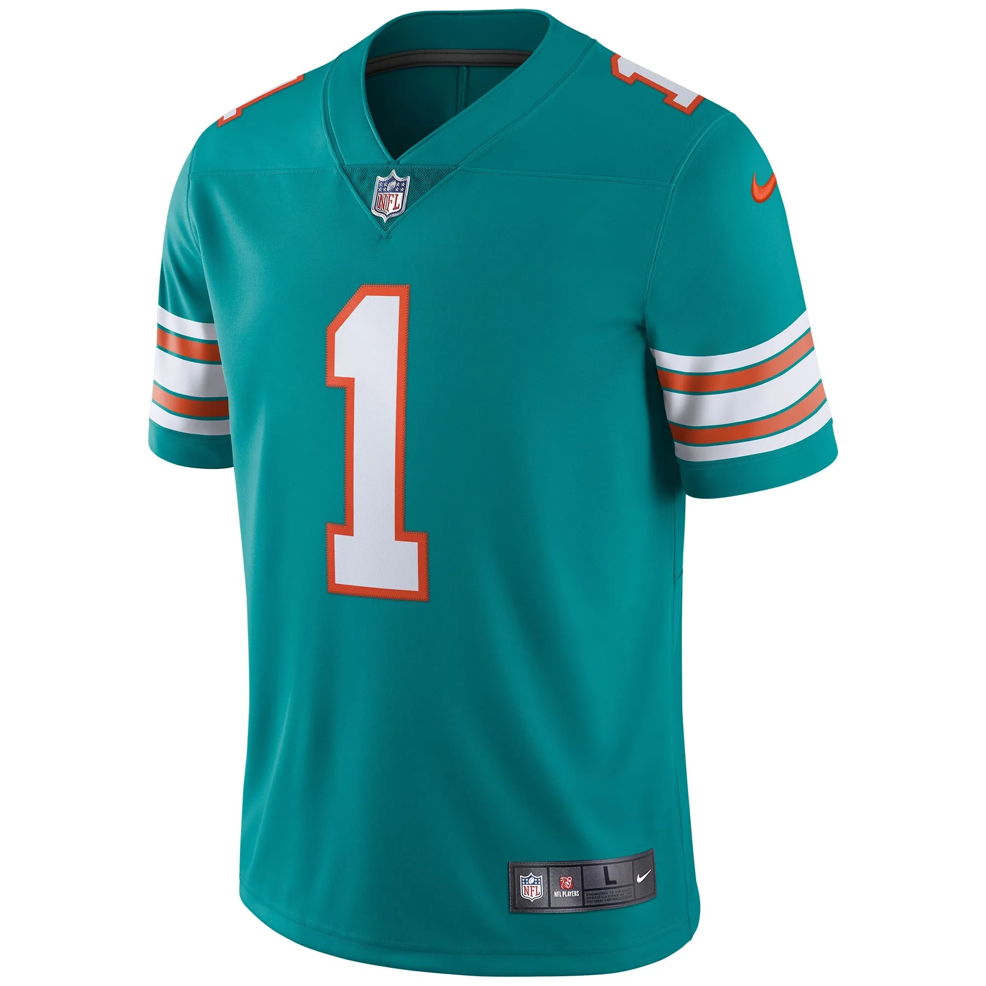 Tua Tagovailoa Miami Dolphins  Alternate Vapor Limited Jersey - Aqua