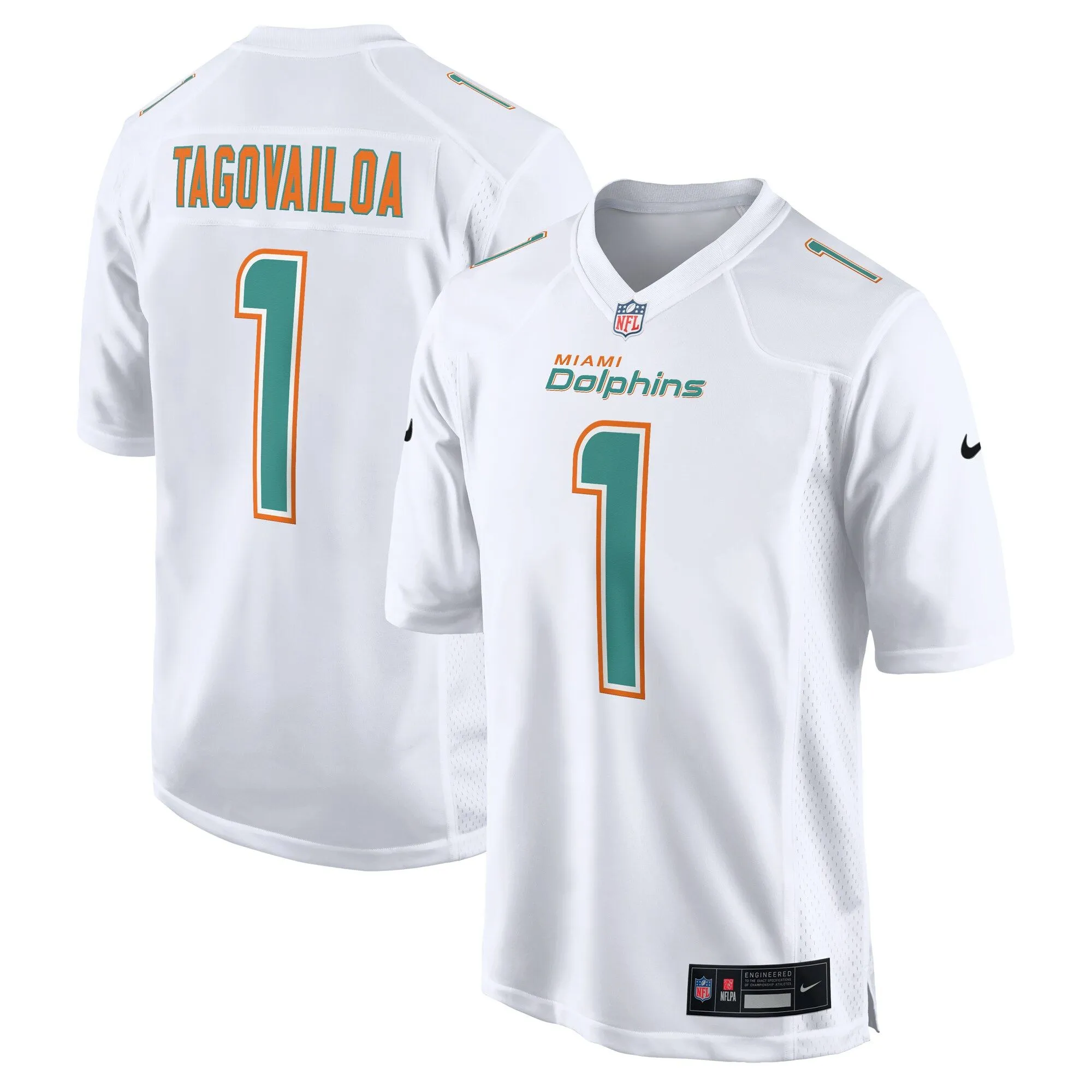 Tua Tagovailoa Miami Dolphins  Fashion Game Jersey - White