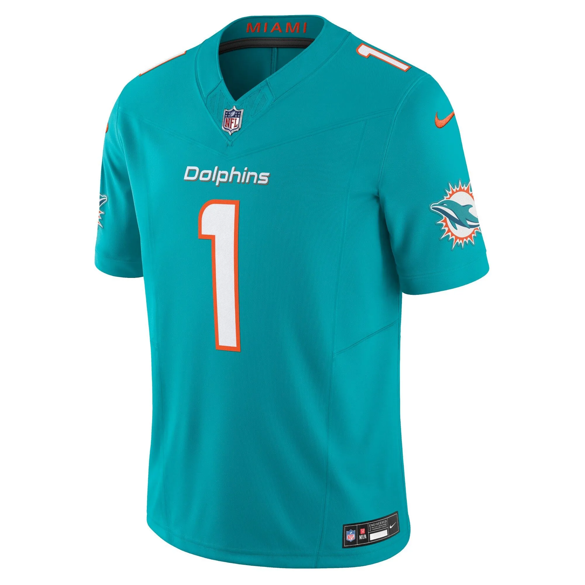 Tua Tagovailoa Miami Dolphins  Vapor F.U.S.E. Limited Jersey - Aqua