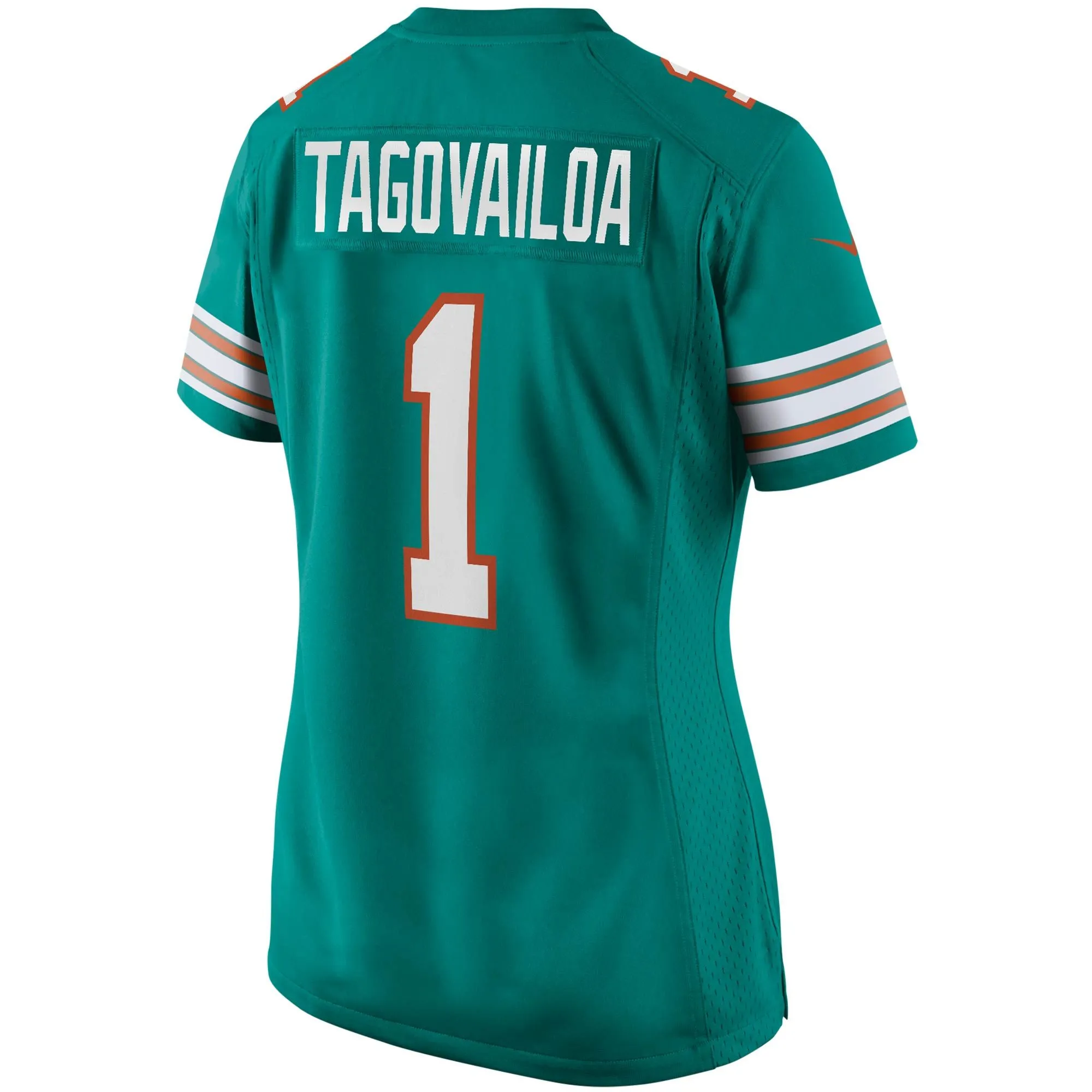 Tua Tagovailoa Miami Dolphins  Women's Alternate Game Jersey - Aqua