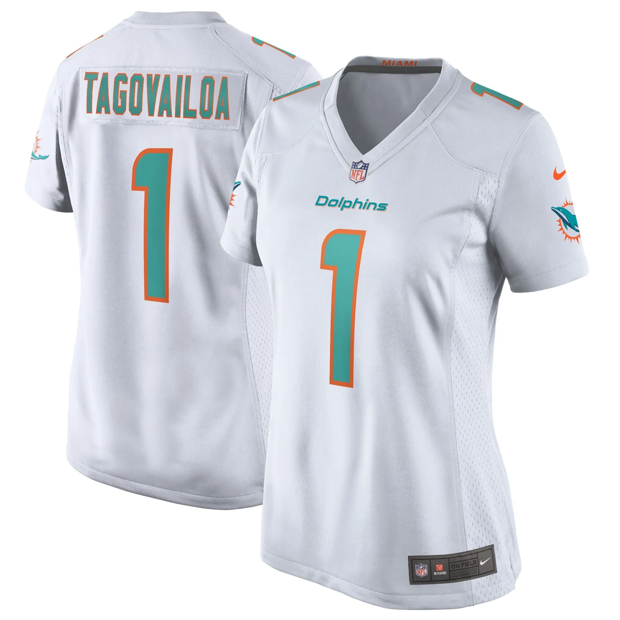 Tua Tagovailoa Miami Dolphins  Women's Game Jersey - White