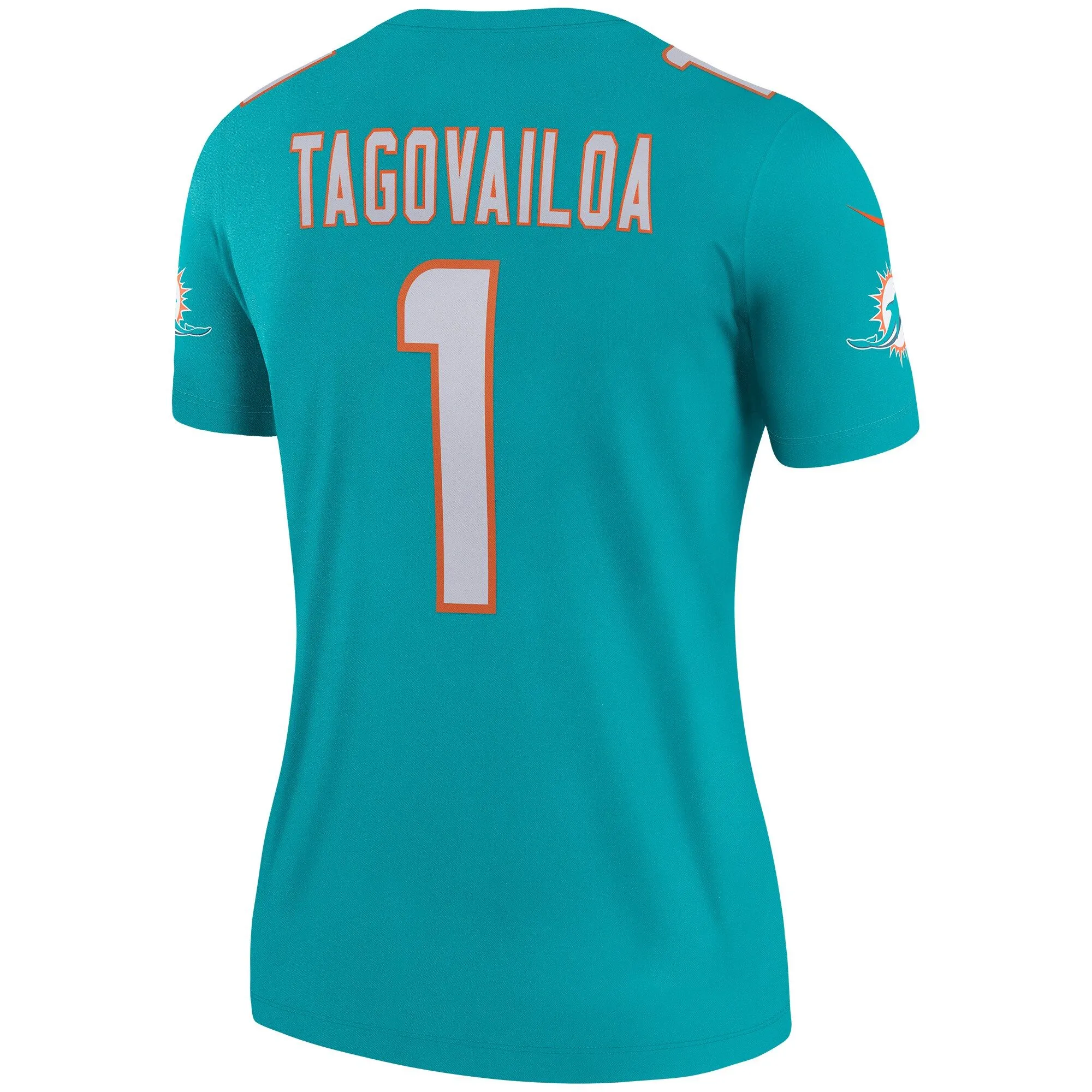 Tua Tagovailoa Miami Dolphins  Women's Legend Jersey - Aqua