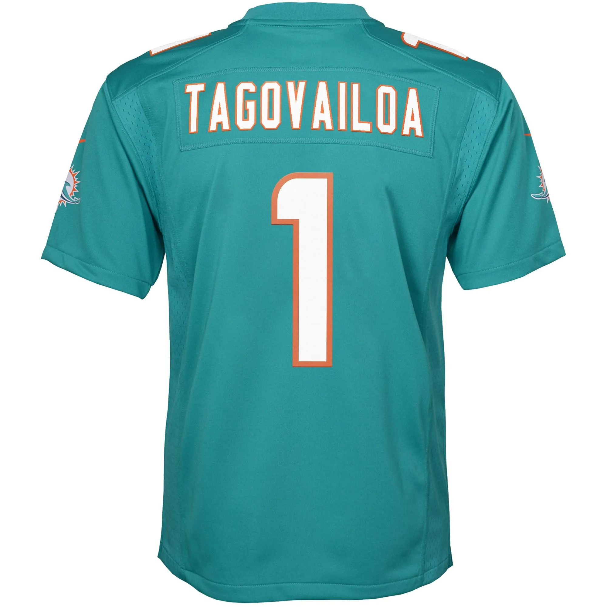 Tua Tagovailoa Miami Dolphins  Youth Game Jersey - Aqua