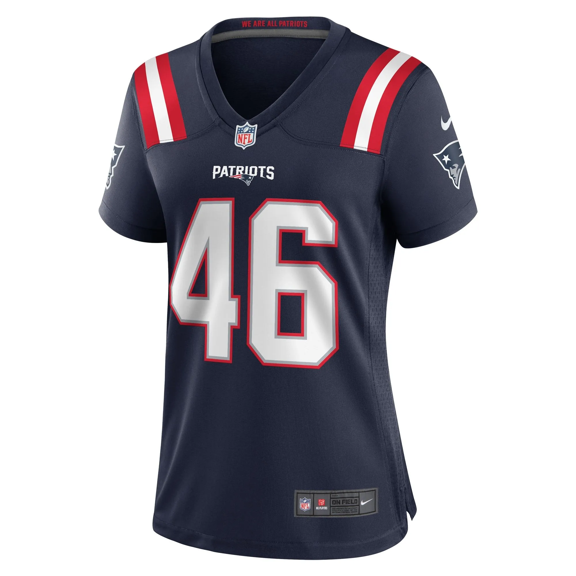 Tucker Addington New England Patriots  Women's Home Game Player Jersey - Navy