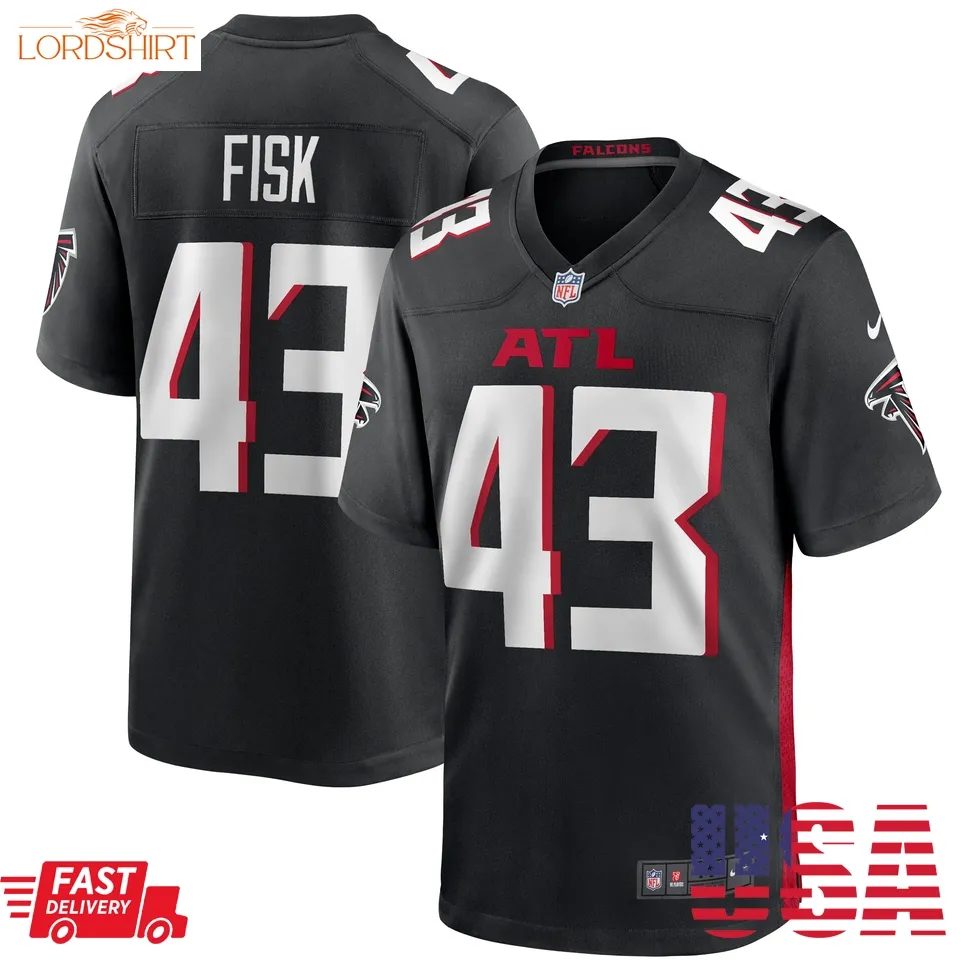 Tucker Fisk Atlanta Falcons  Player Game Jersey   Black