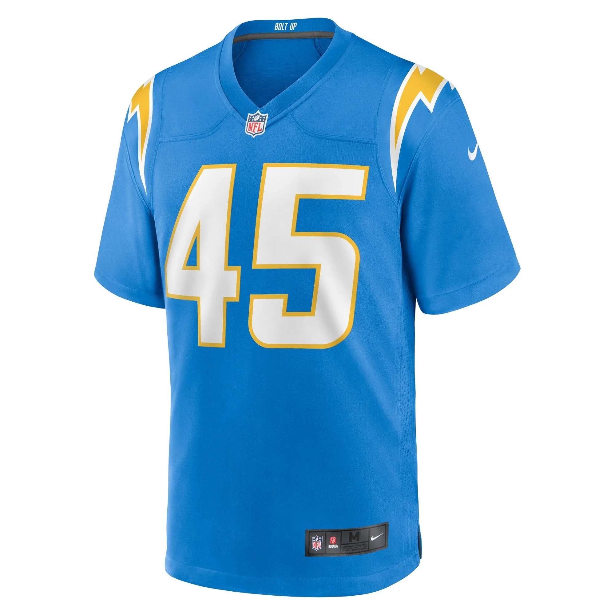 Tuli Tuipulotu Los Angeles Chargers  Team Game Jersey - Powder Blue