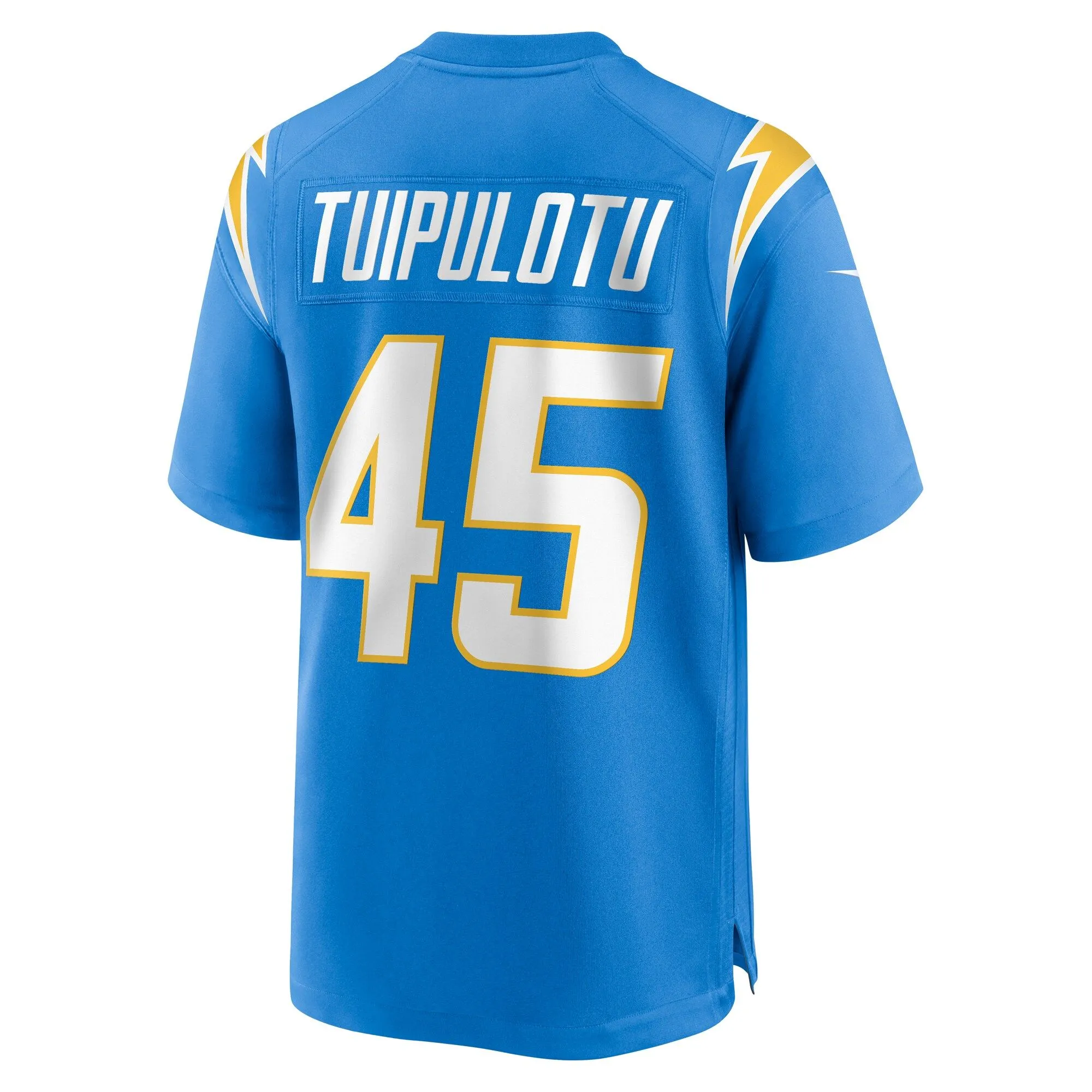 Tuli Tuipulotu Los Angeles Chargers  Team Game Jersey - Powder Blue