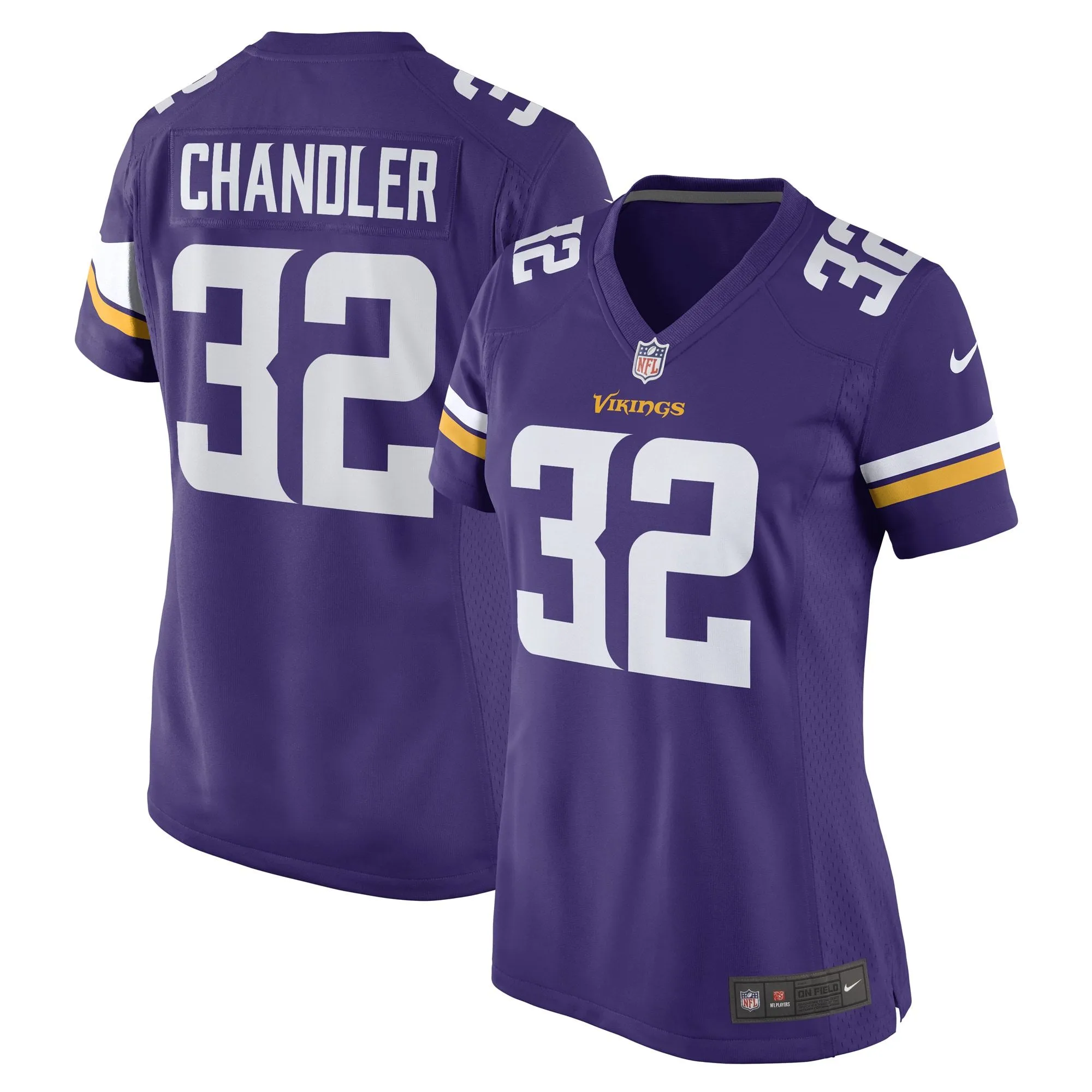 Ty Chandler Minnesota Vikings  Women's Game Player Jersey - Purple