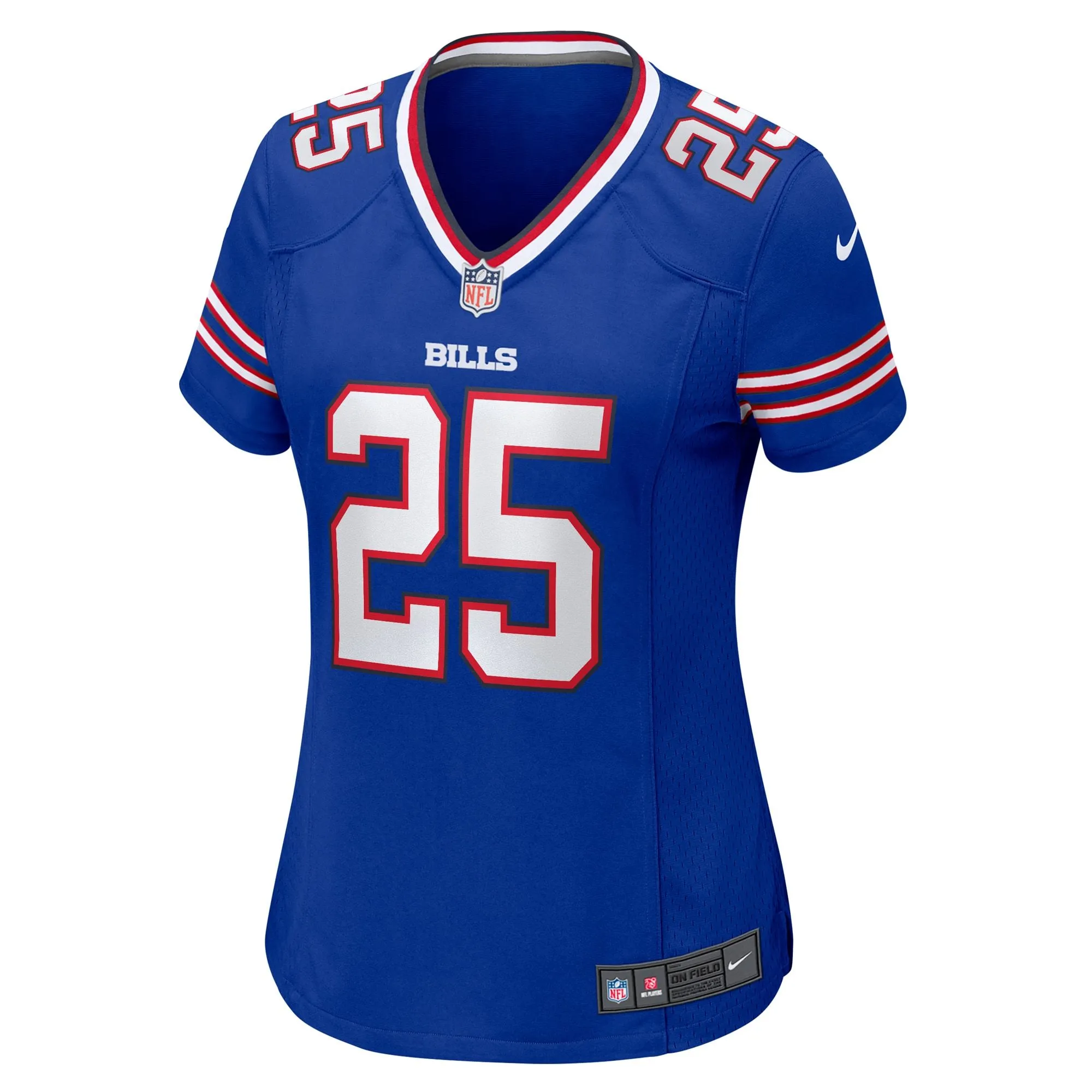 Ty Johnson Buffalo Bills  Women's Team Game Jersey - Royal