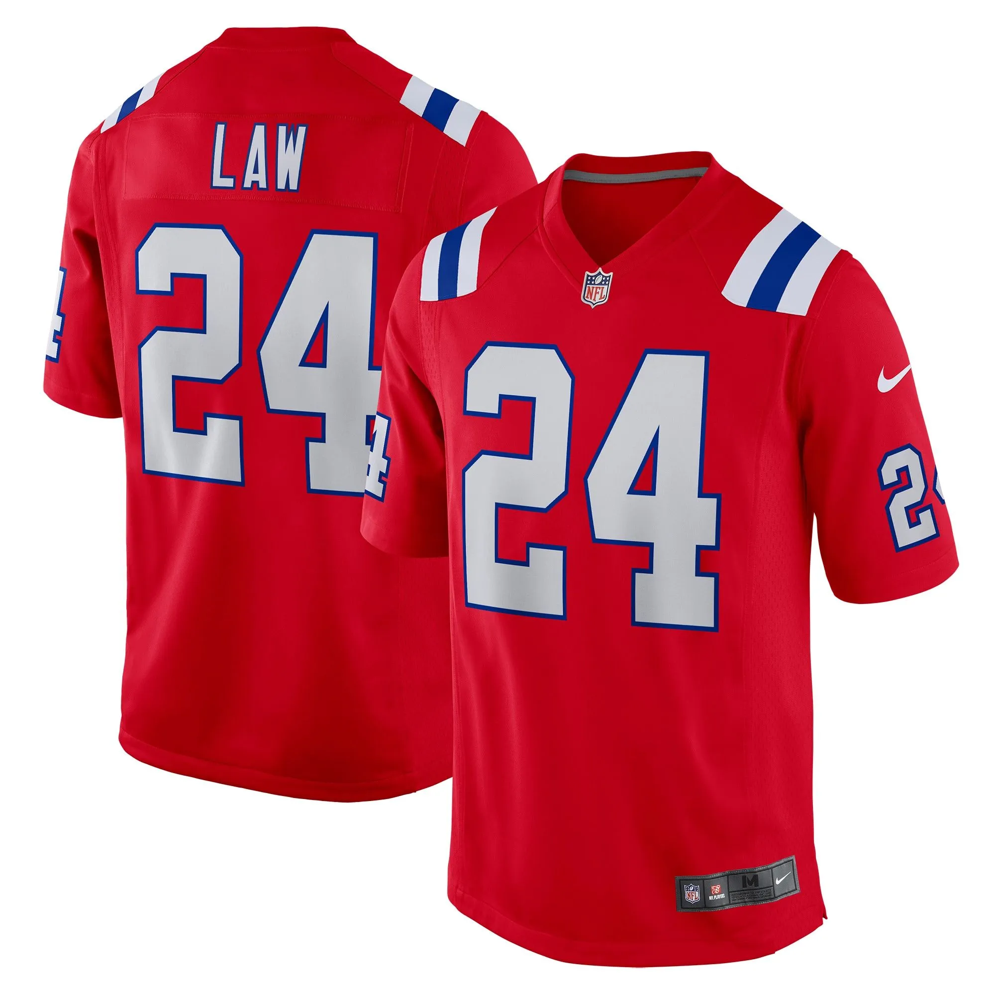 Ty Law New England Patriots  Retired Player Alternate Game Jersey - Red