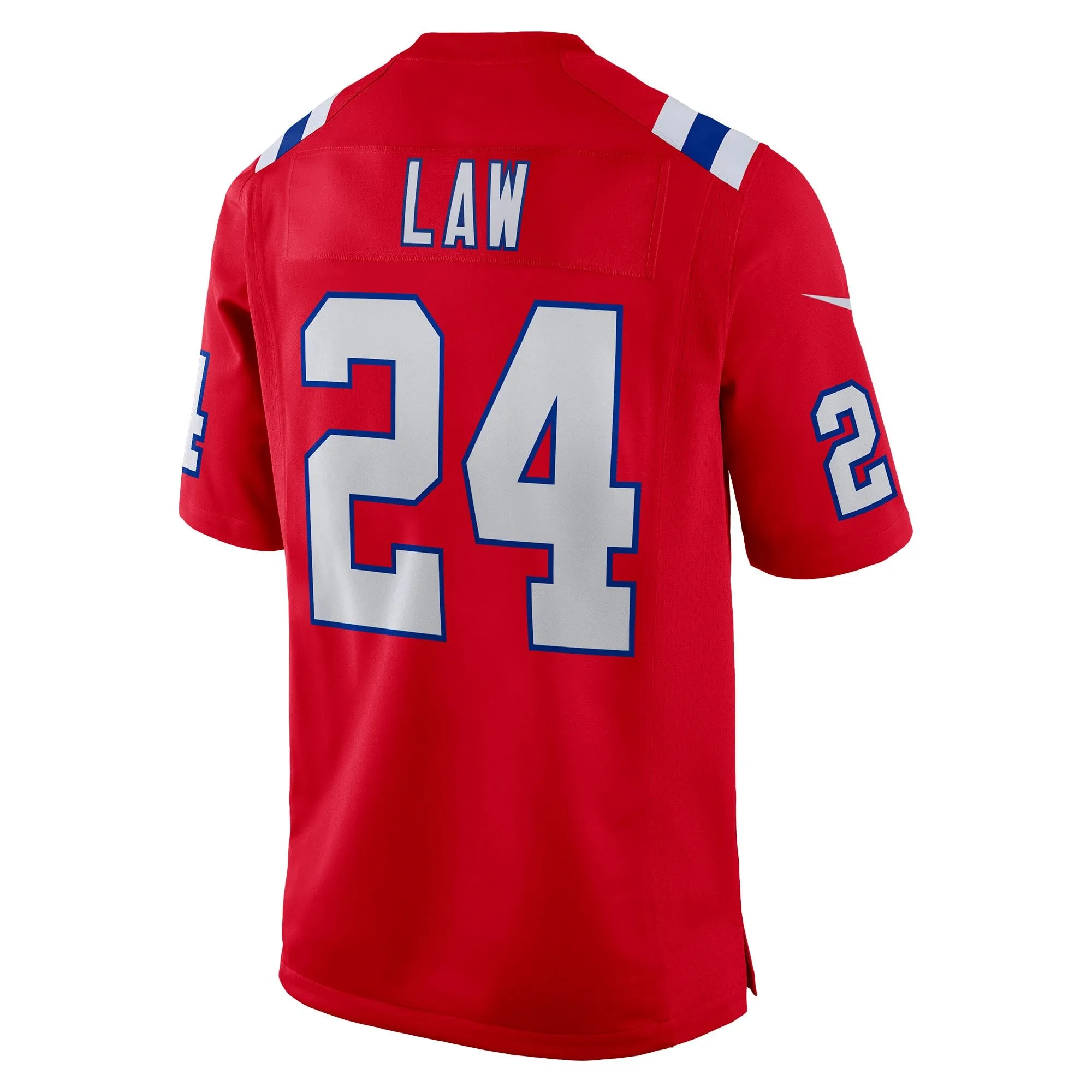 Ty Law New England Patriots  Retired Player Alternate Game Jersey - Red