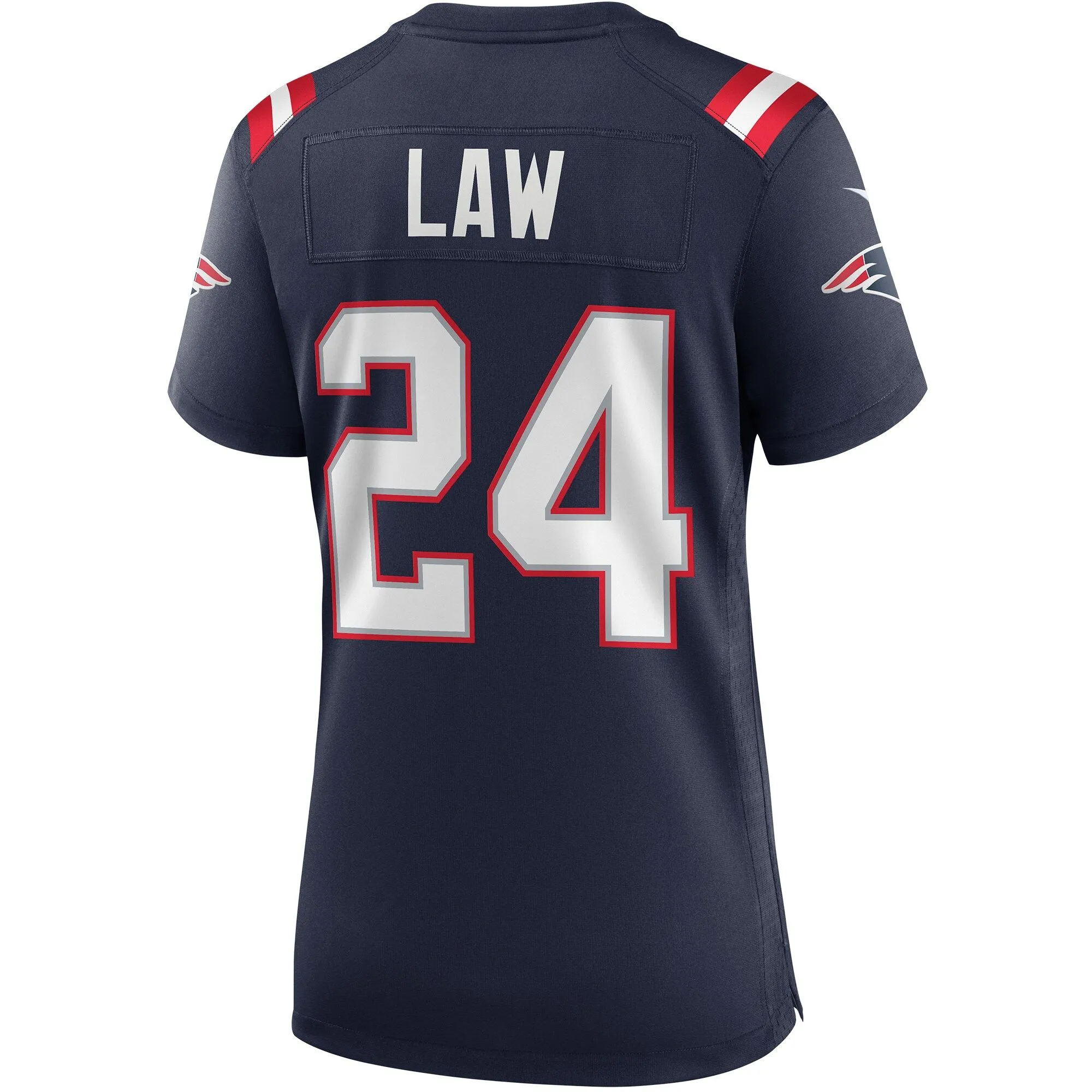 Ty Law New England Patriots  Women's Game Retired Player Jersey - Navy