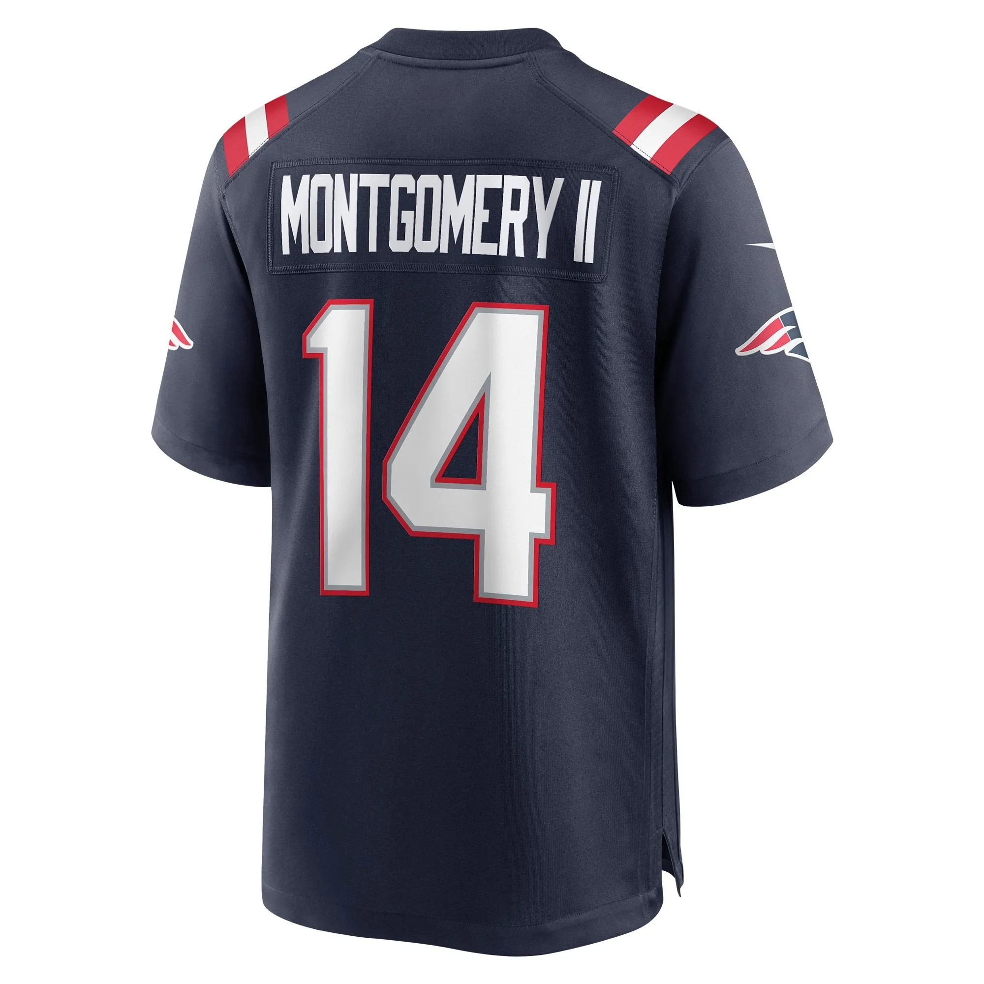 Ty Montgomery New England Patriots  Game Jersey - Navy