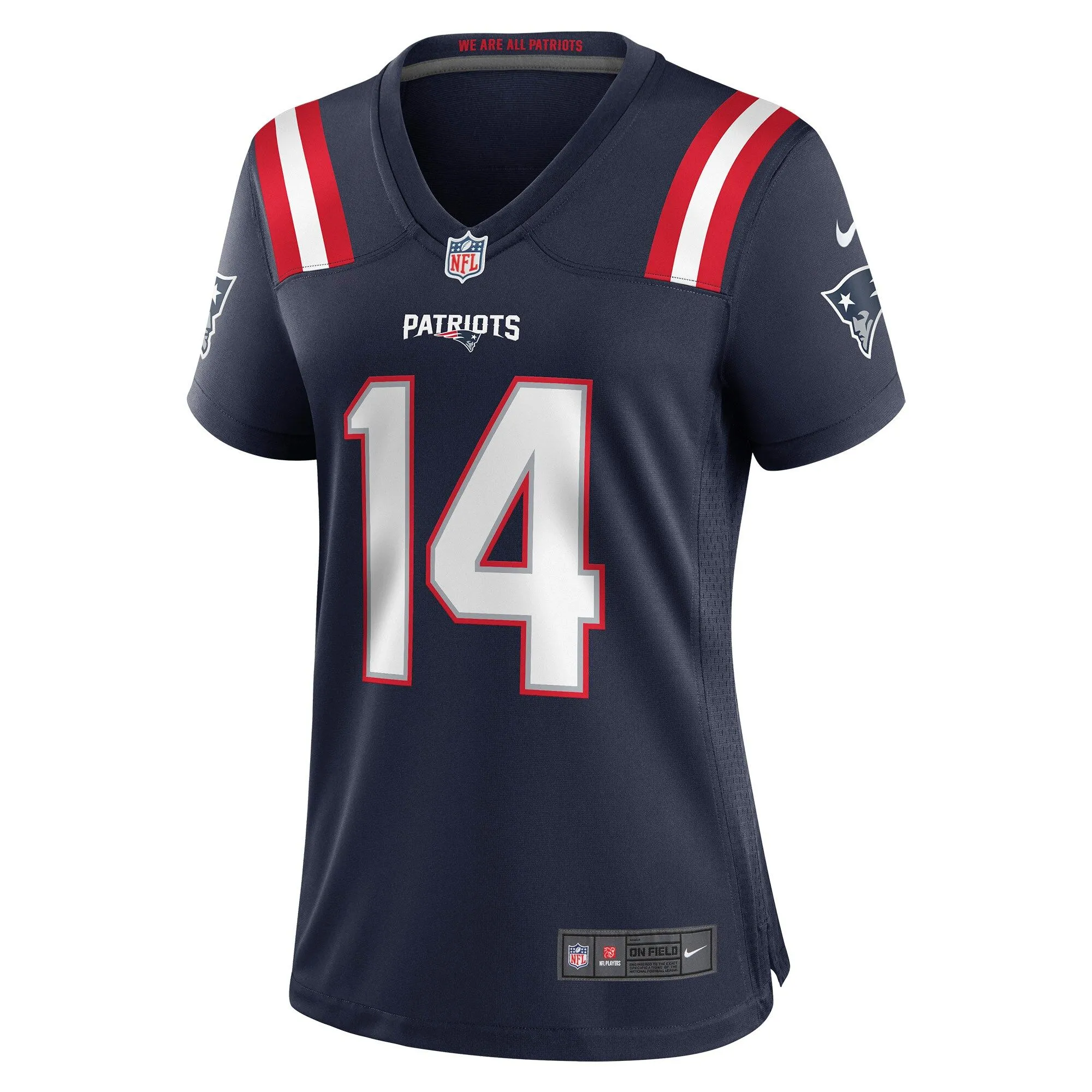 Ty Montgomery New England Patriots  Women's Game Jersey - Navy