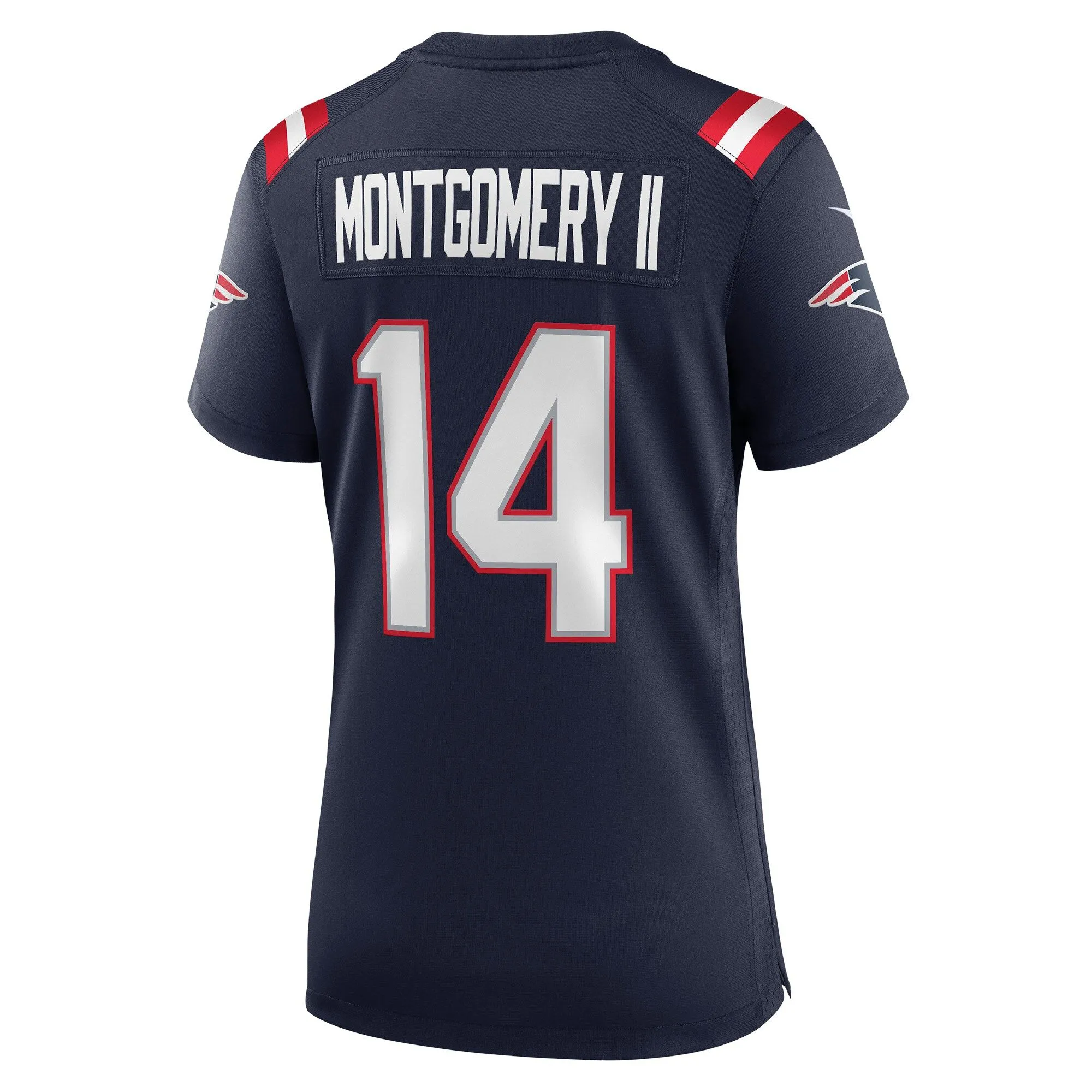 Ty Montgomery New England Patriots  Women's Game Jersey - Navy