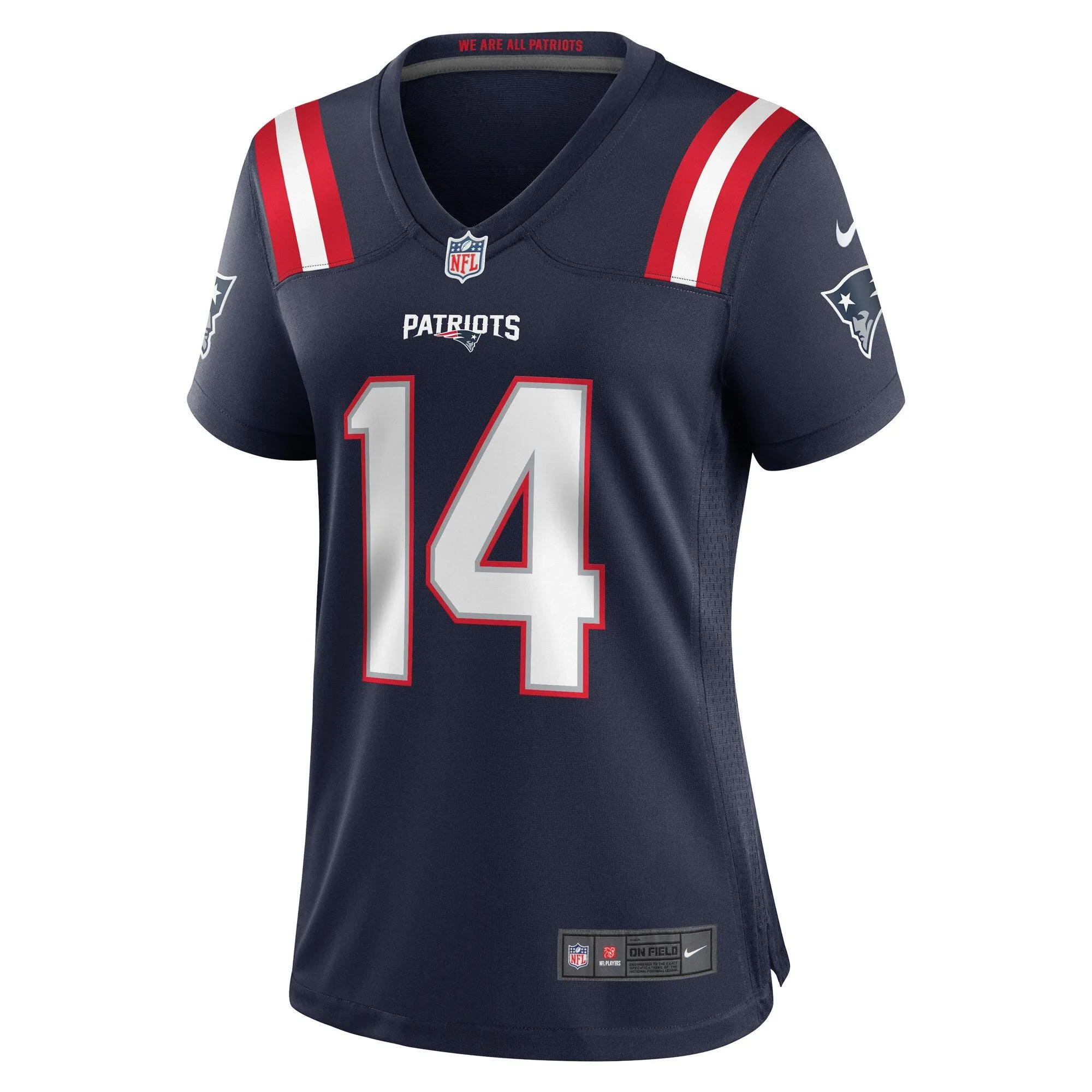 Ty Montgomery New England Patriots  Women's Player Game Jersey - Navy