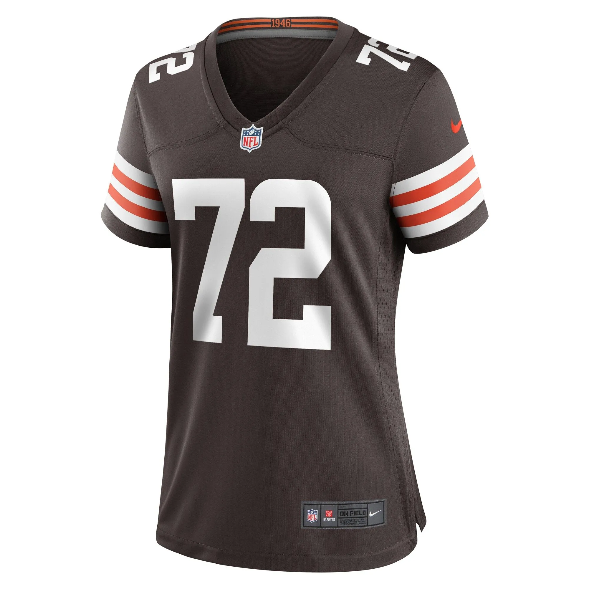 Ty Nsekhe Cleveland Browns  Women's  Game Jersey -  Brown