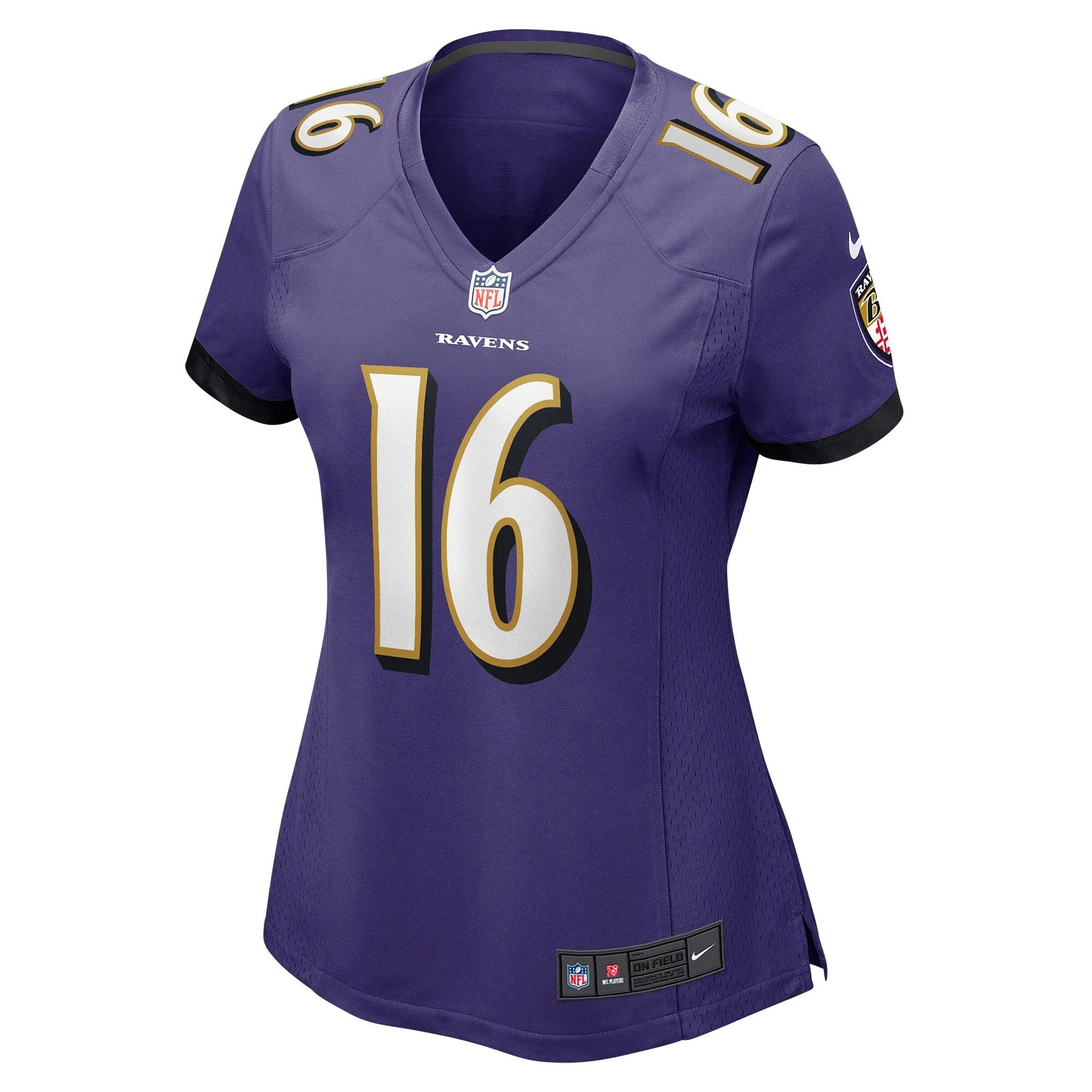 Tylan Wallace Baltimore Ravens  Women's Game Jersey - Purple