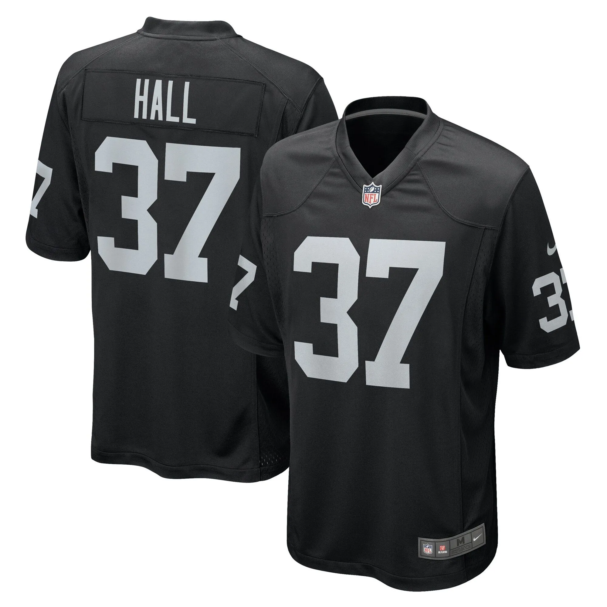 Tyler Hall Las Vegas Raiders  Team Game Jersey -  Black