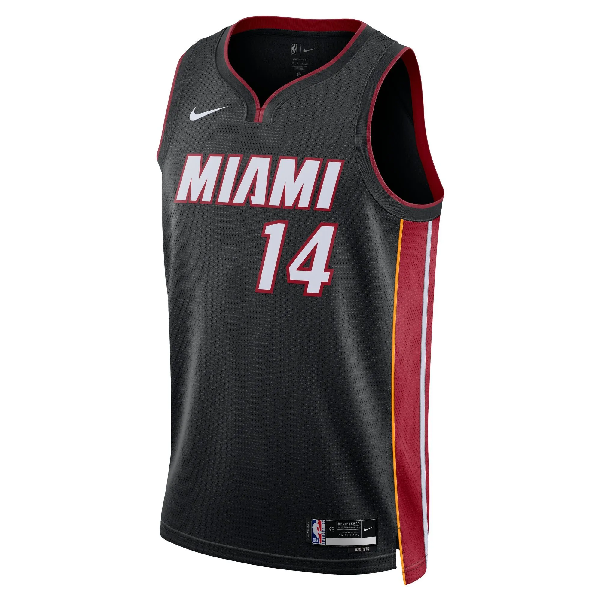 Tyler Herro Miami Heat  Unisex Swingman Jersey - Icon Edition - Black