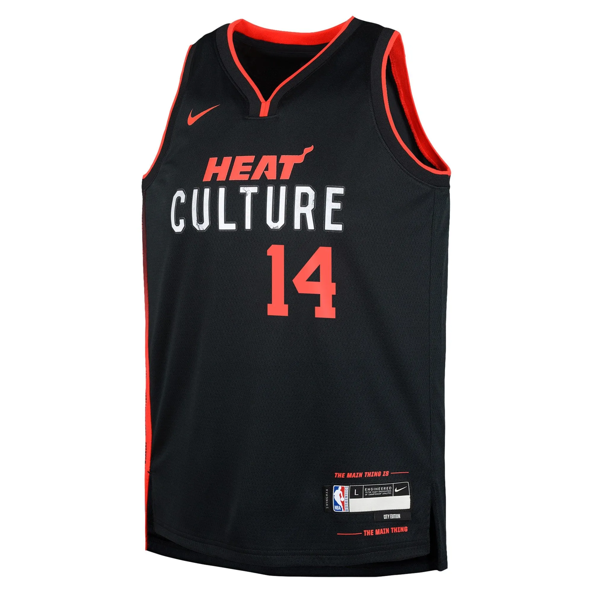 Tyler Herro Miami Heat  Youth  Swingman Replica Jersey - City Edition - Black