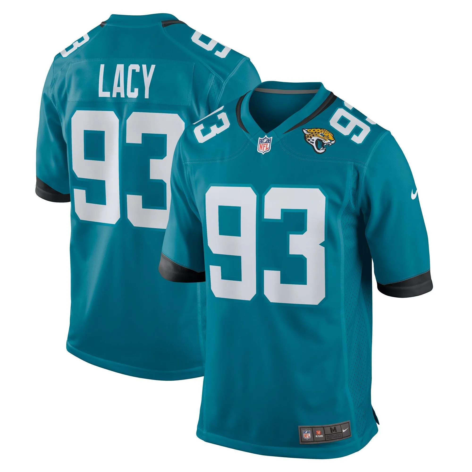 Tyler Lacy Jacksonville Jaguars  Team Game Jersey -  Teal