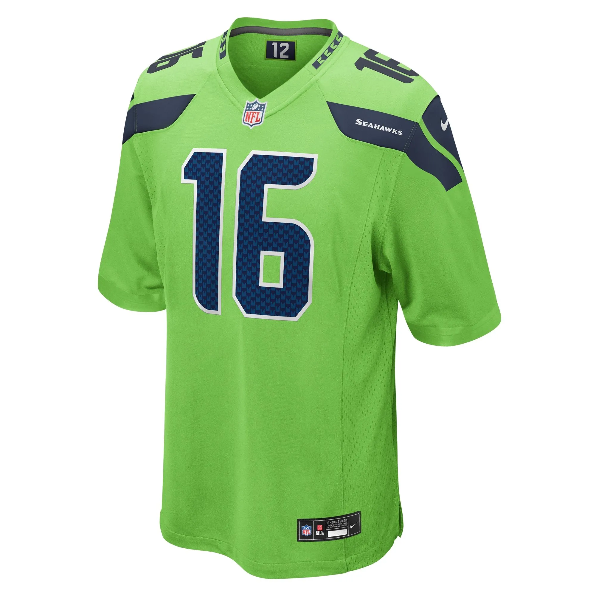 Tyler Lockett Seattle Seahawks   Game Jersey - Neon Green