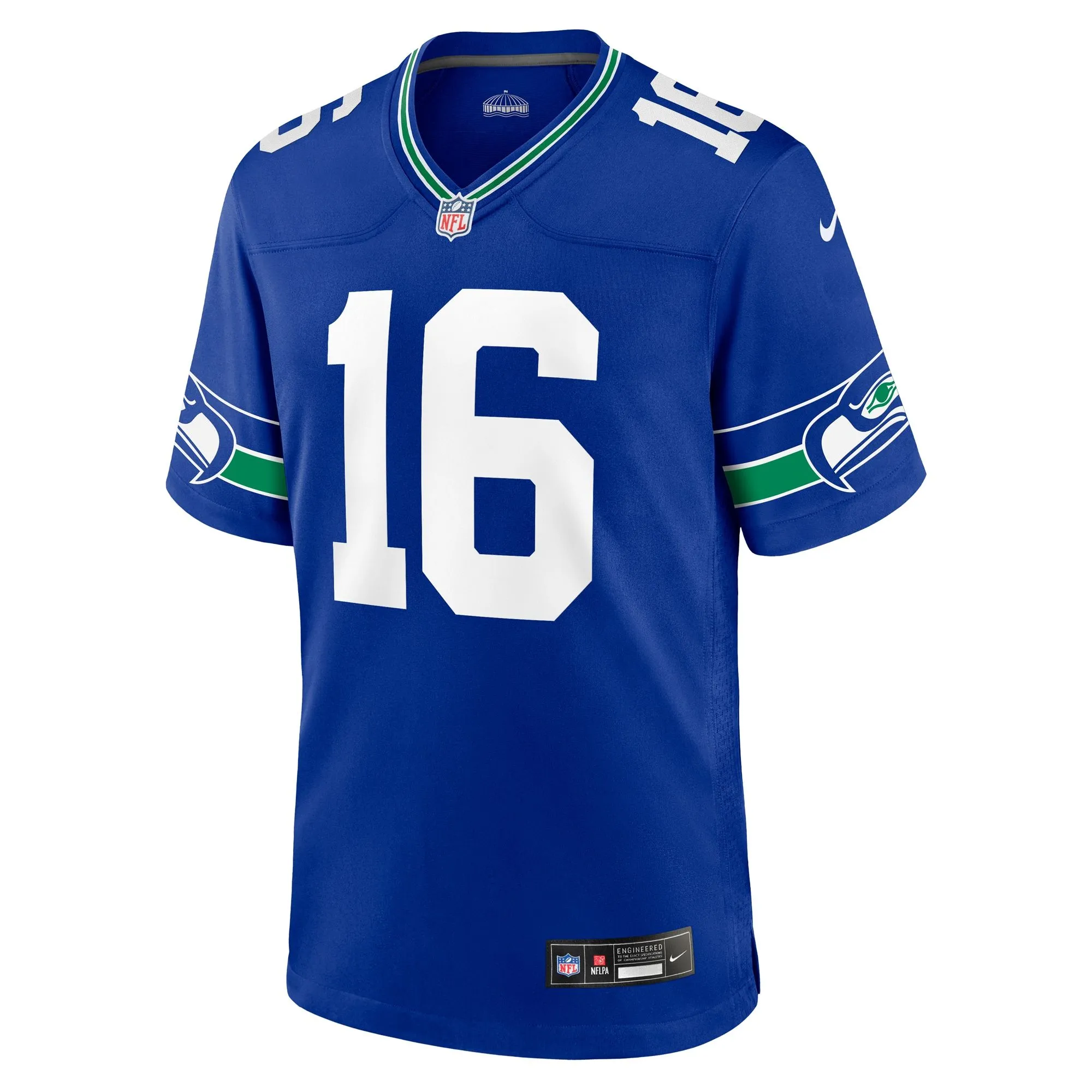 Tyler Lockett Seattle Seahawks  Throwback Player Game Jersey - Royal