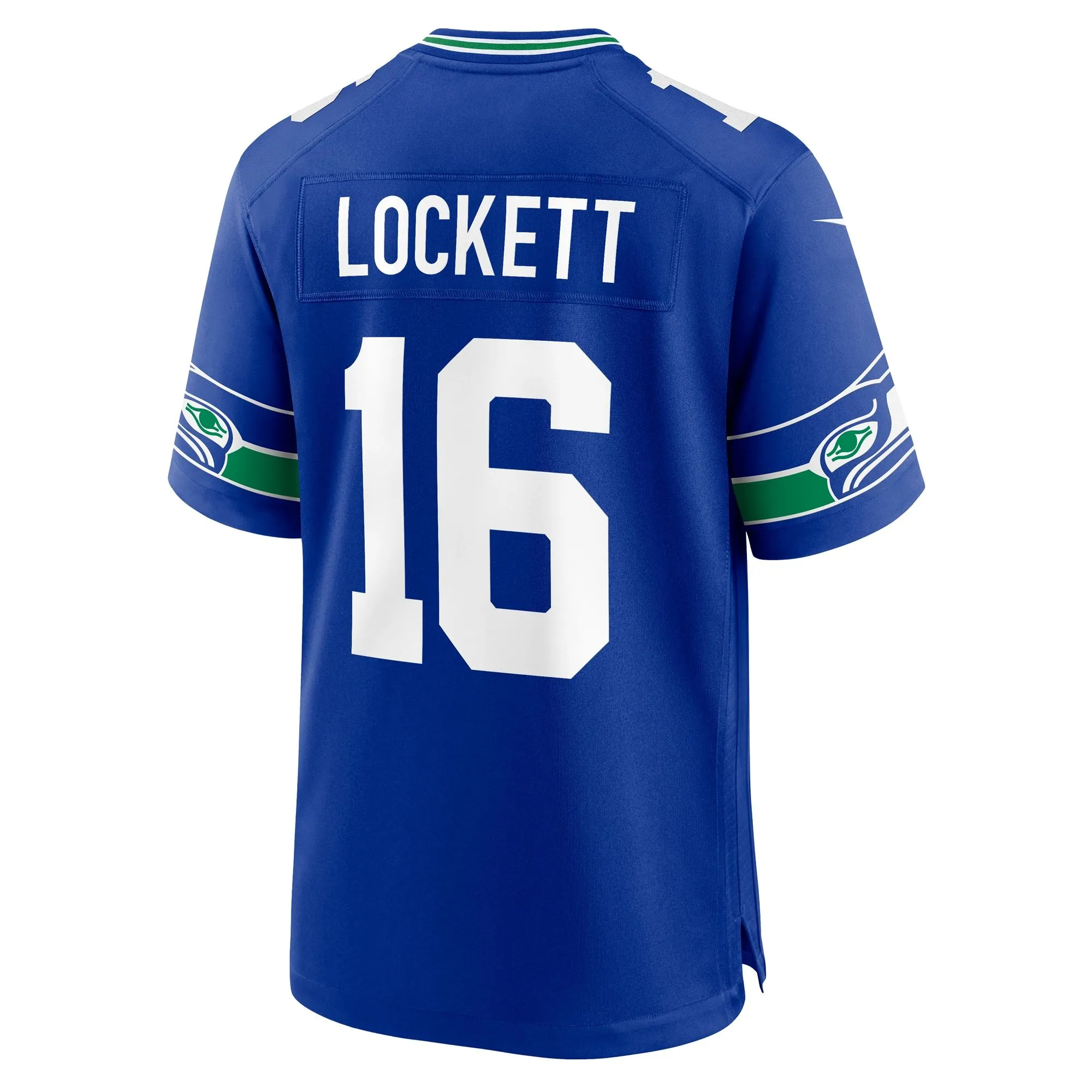 Tyler Lockett Seattle Seahawks  Throwback Player Game Jersey - Royal