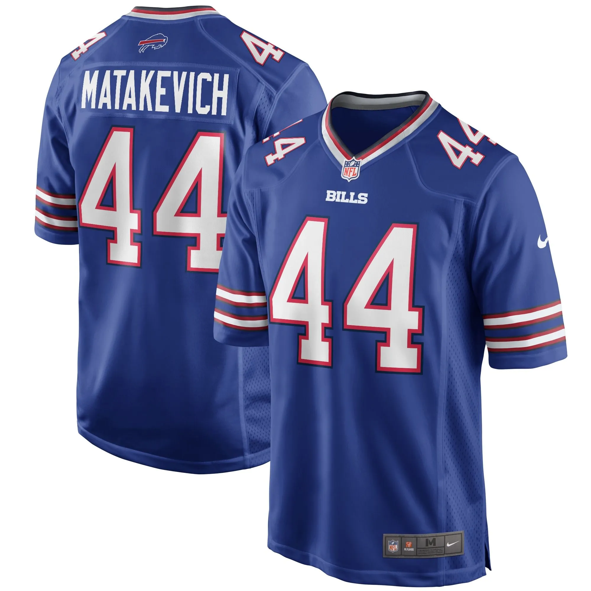 Tyler Matakevich Buffalo Bills  Game Player Jersey - Royal