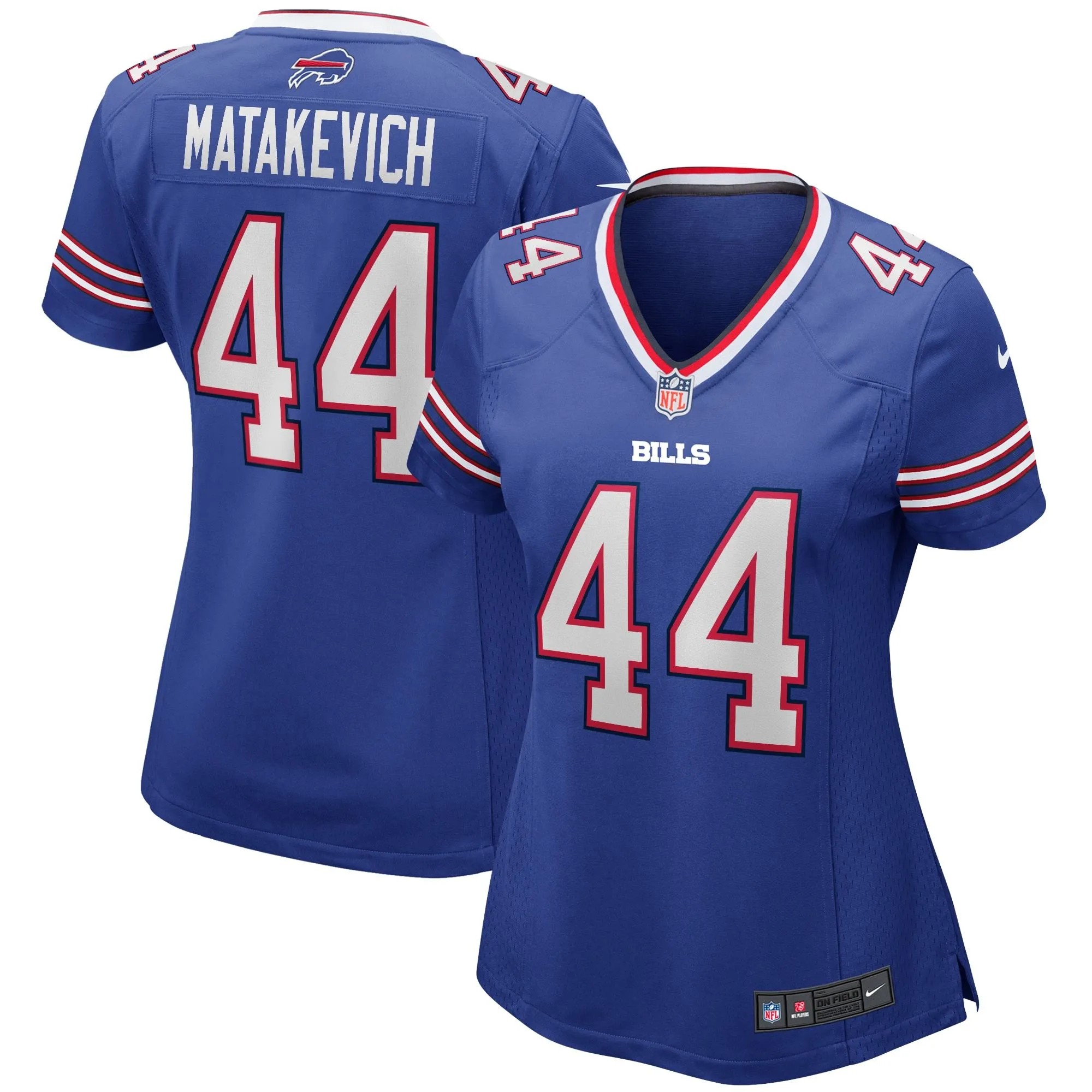 Tyler Matakevich Buffalo Bills  Women's Player Game Jersey - Royal