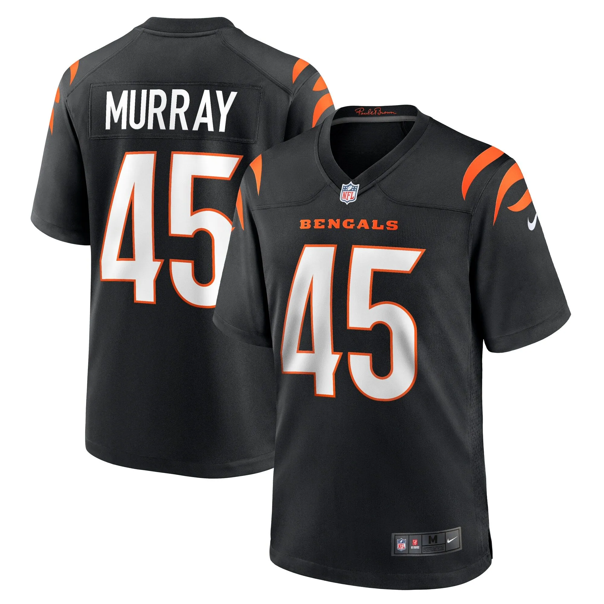 Tyler Murray Cincinnati Bengals  Team Game Jersey -  Black