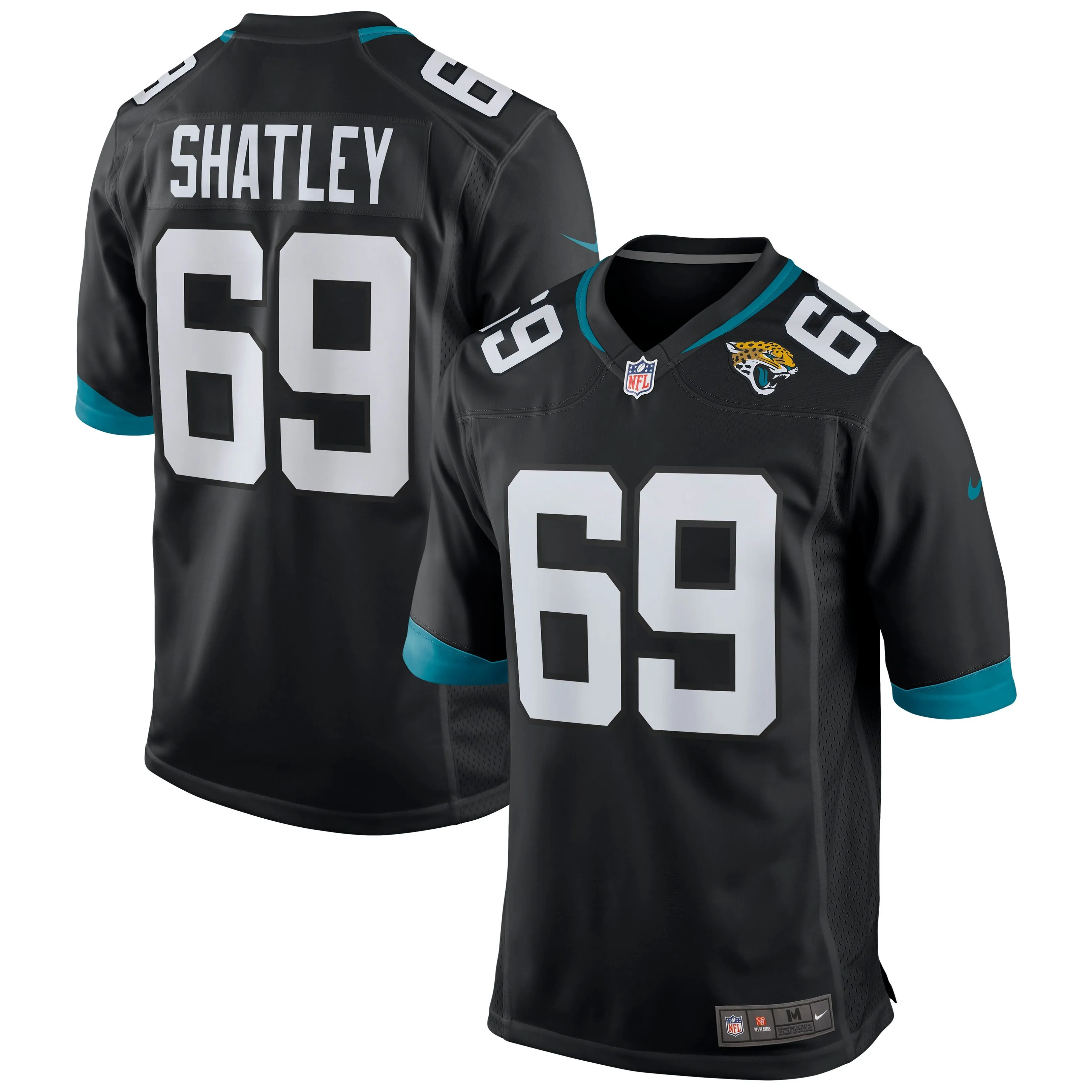 Tyler Shatley Jacksonville Jaguars  Game Jersey - Black