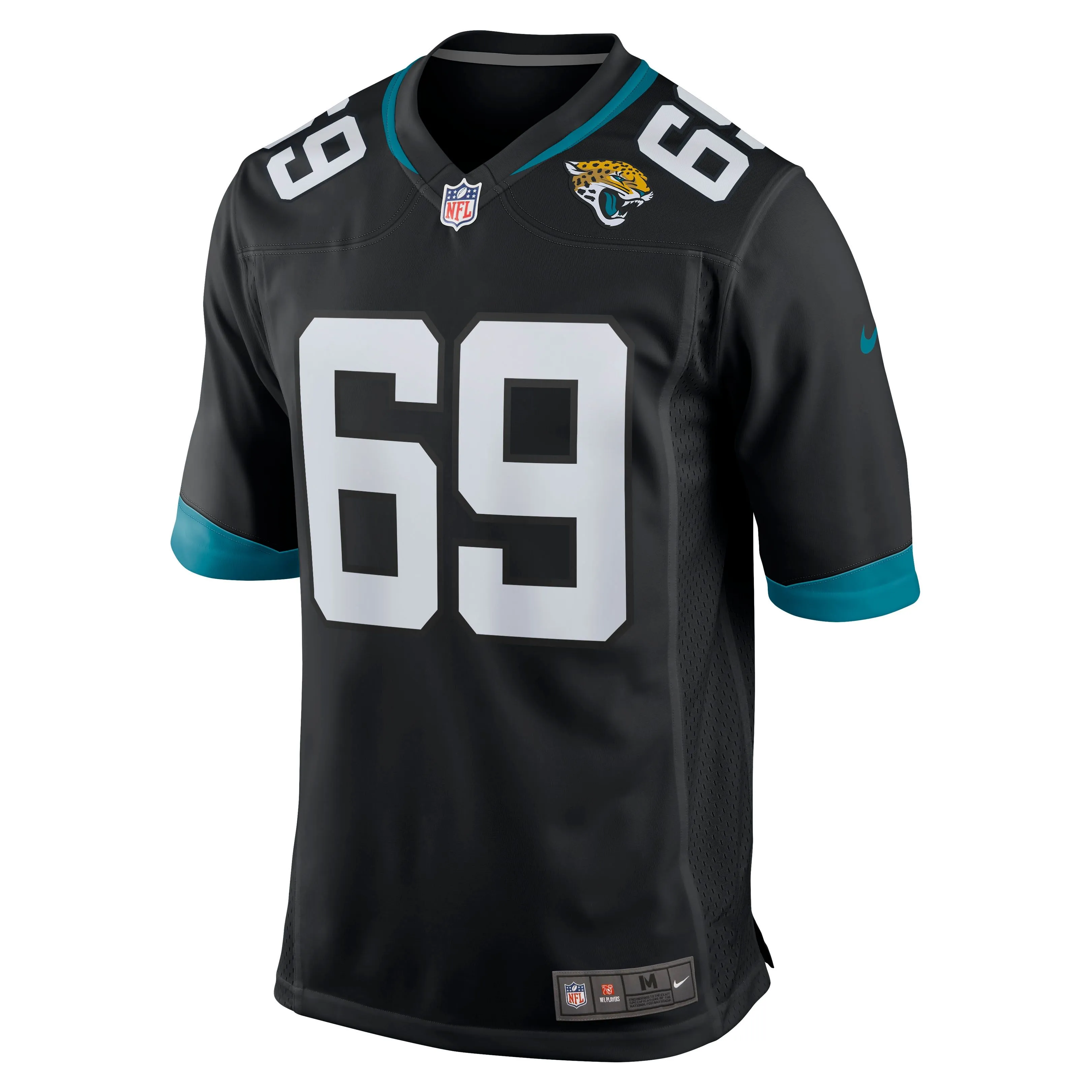 Tyler Shatley Jacksonville Jaguars  Game Jersey - Black