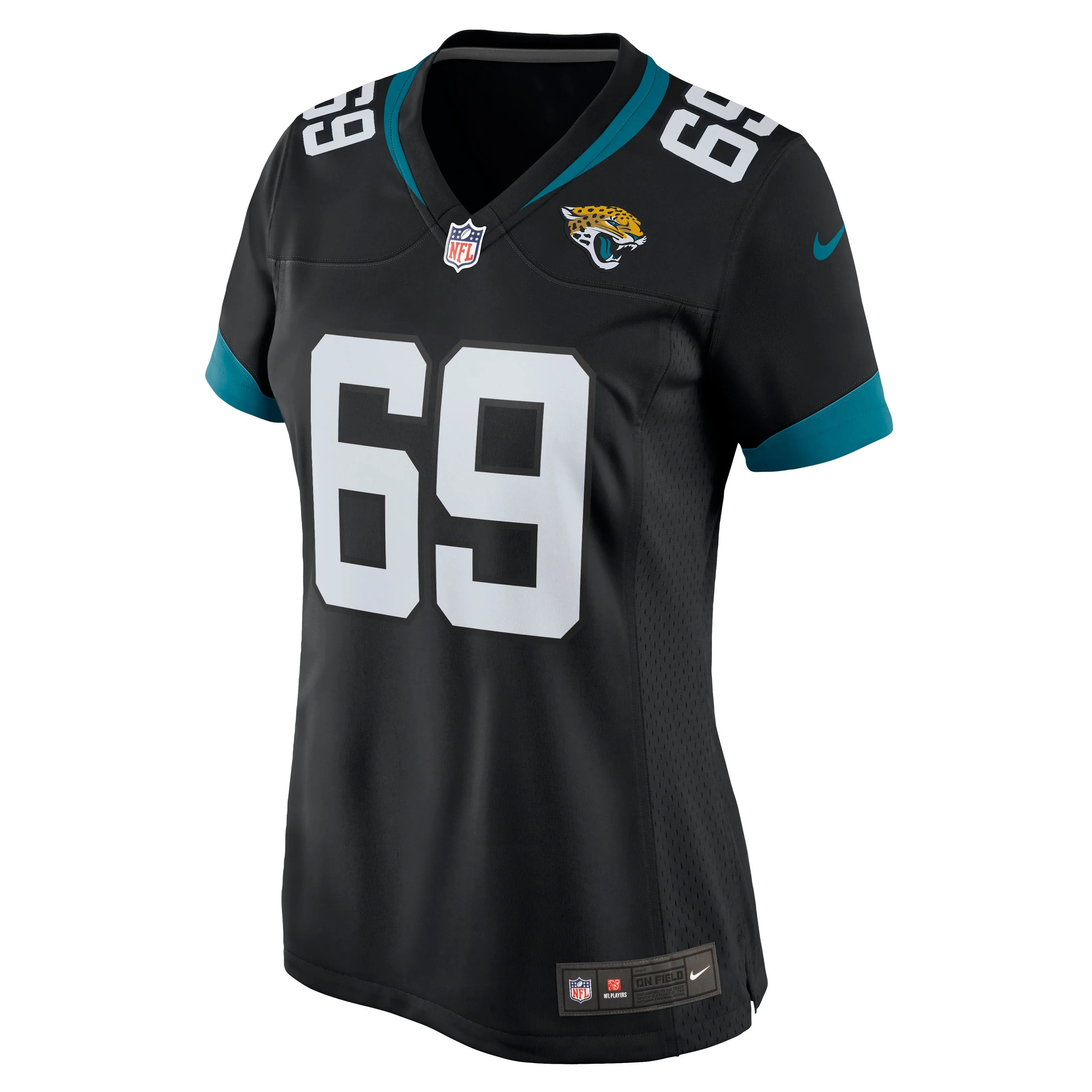 Tyler Shatley Jacksonville Jaguars  Women's Game Jersey - Black