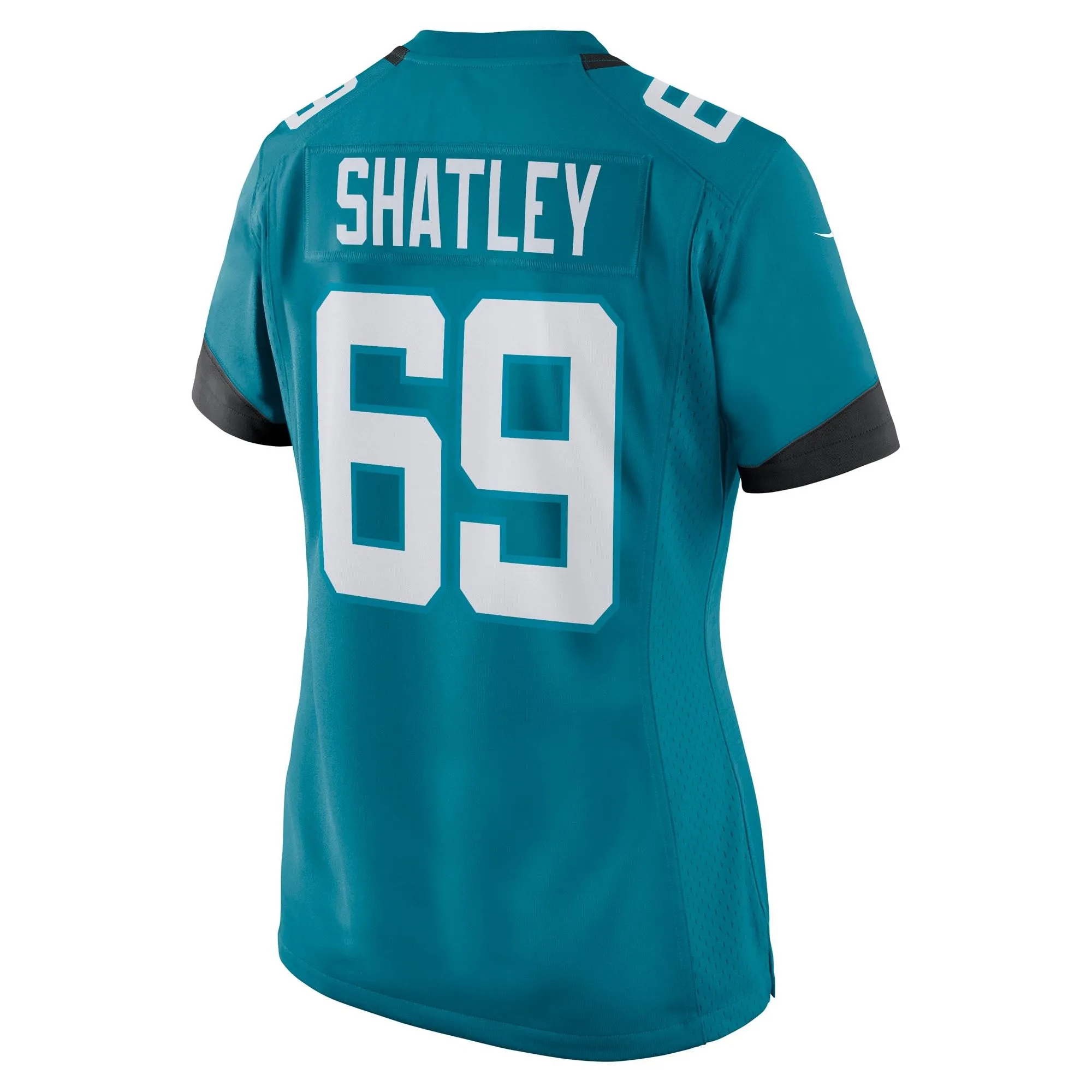 Tyler Shatley Jacksonville Jaguars  Women's Game Jersey - Teal