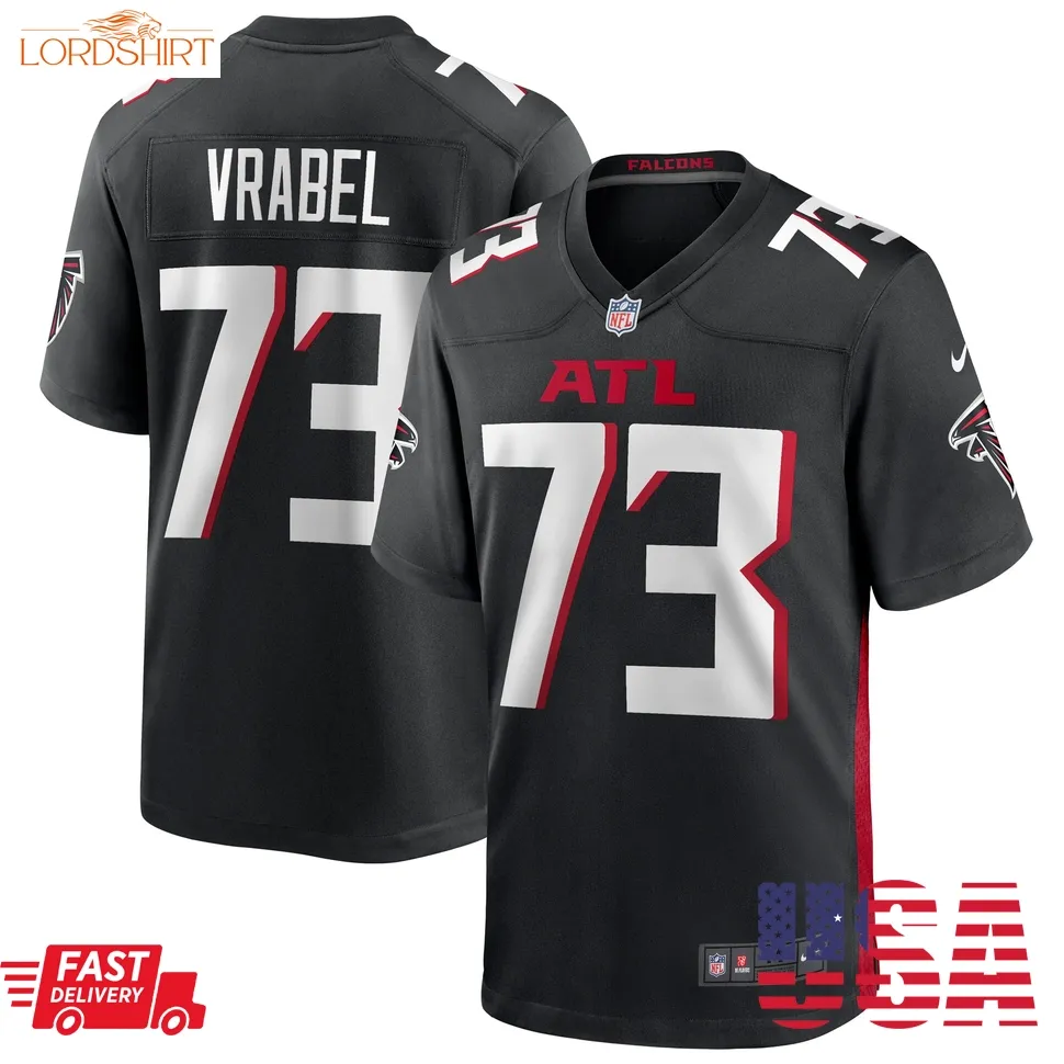 Tyler Vrabel Atlanta Falcons  Player Game Jersey   Black