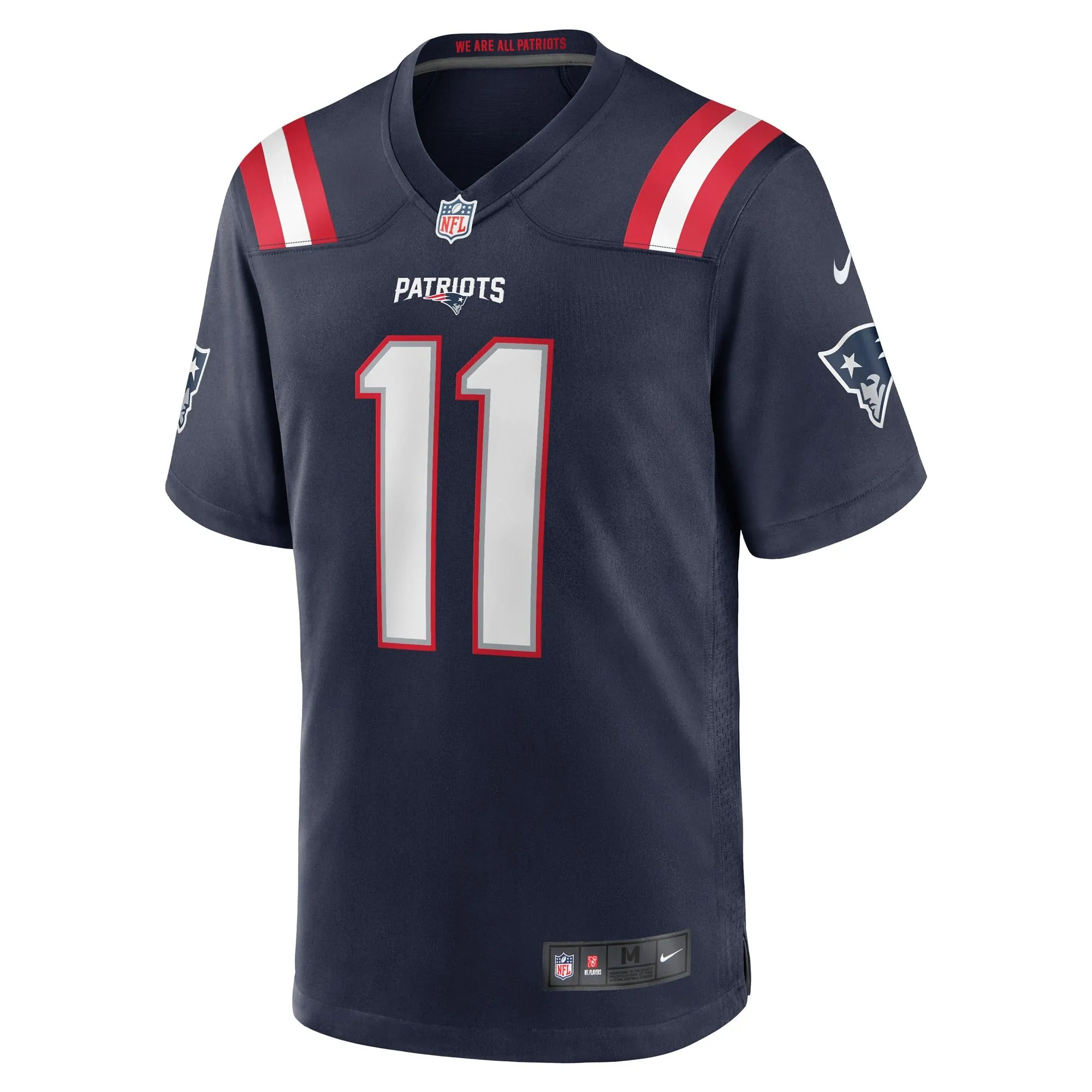 Tyquan Thornton New England Patriots  Game Player Jersey - Navy