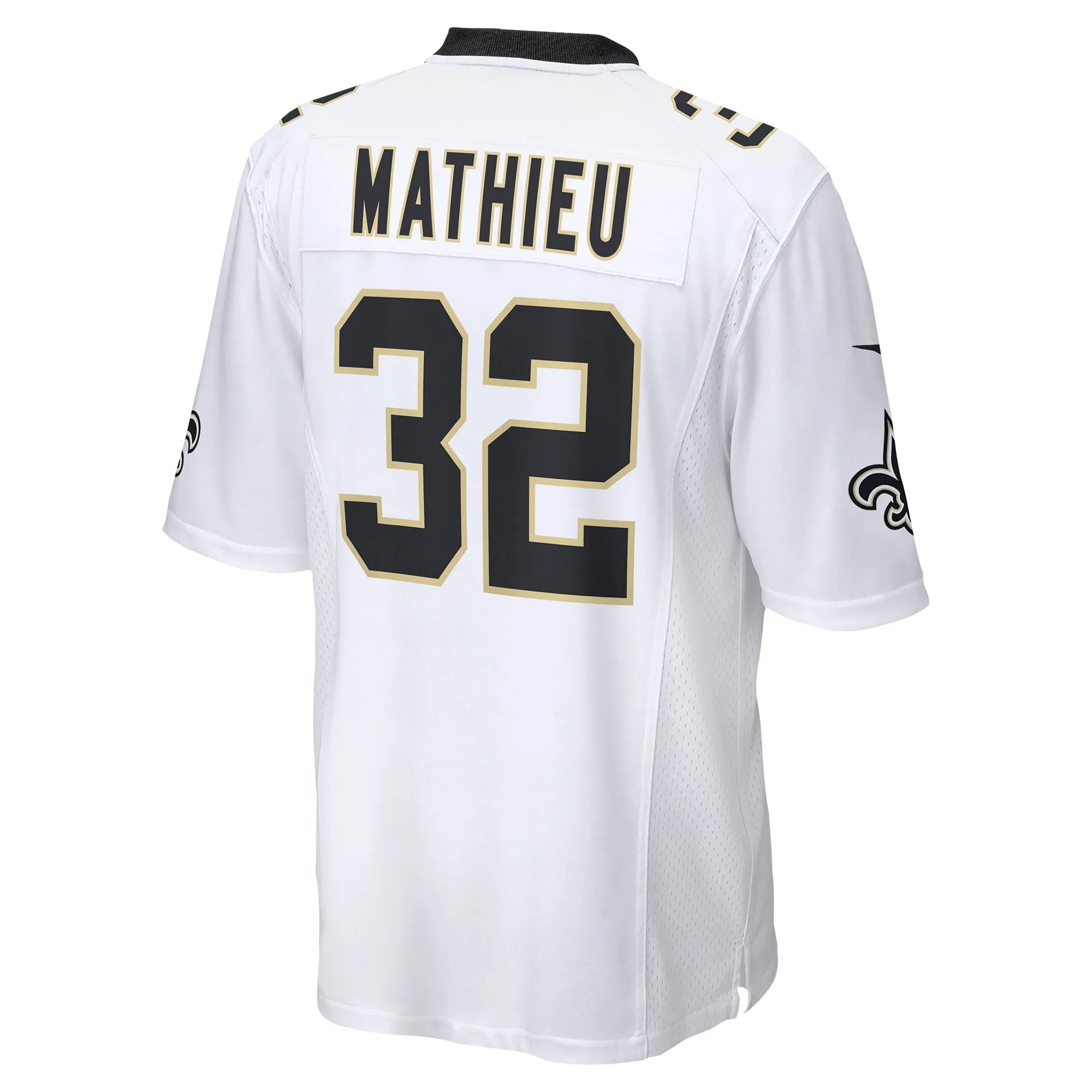 Tyrann Mathieu New Orleans Saints  Game Jersey - White