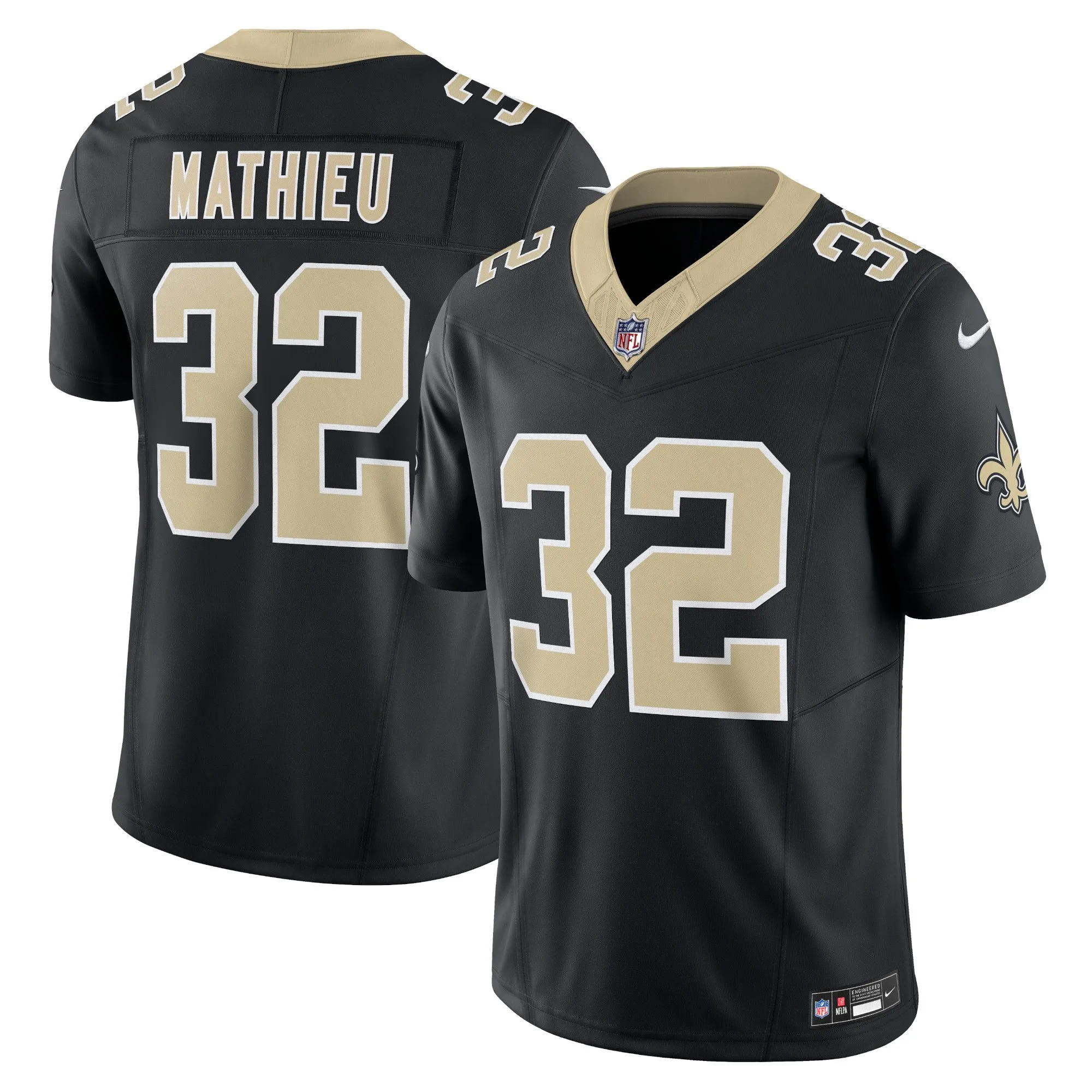 Tyrann Mathieu New Orleans Saints  Vapor F.U.S.E. Limited Jersey - Black