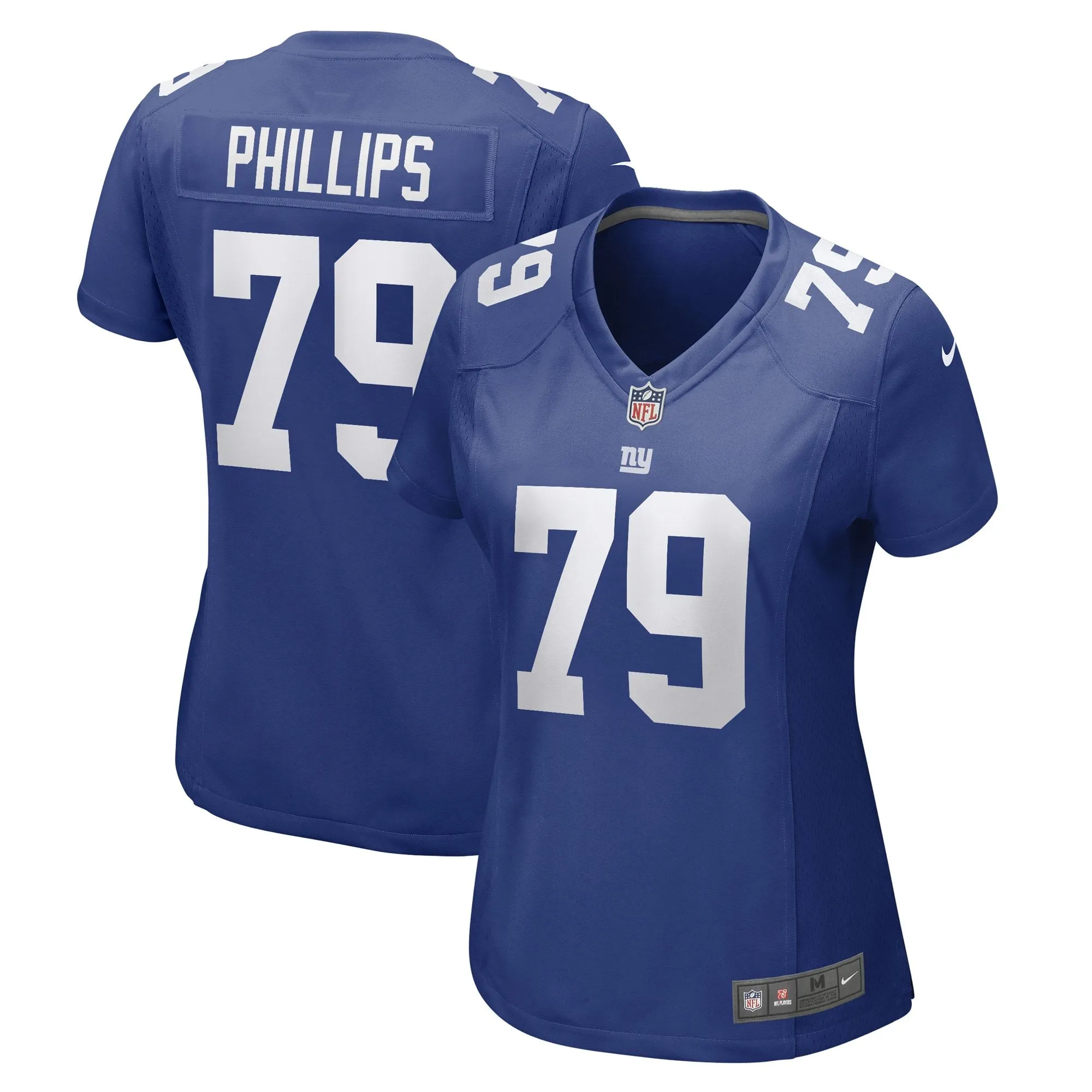 Tyre Phillips New York Giants  Women's Game Player Jersey - Royal