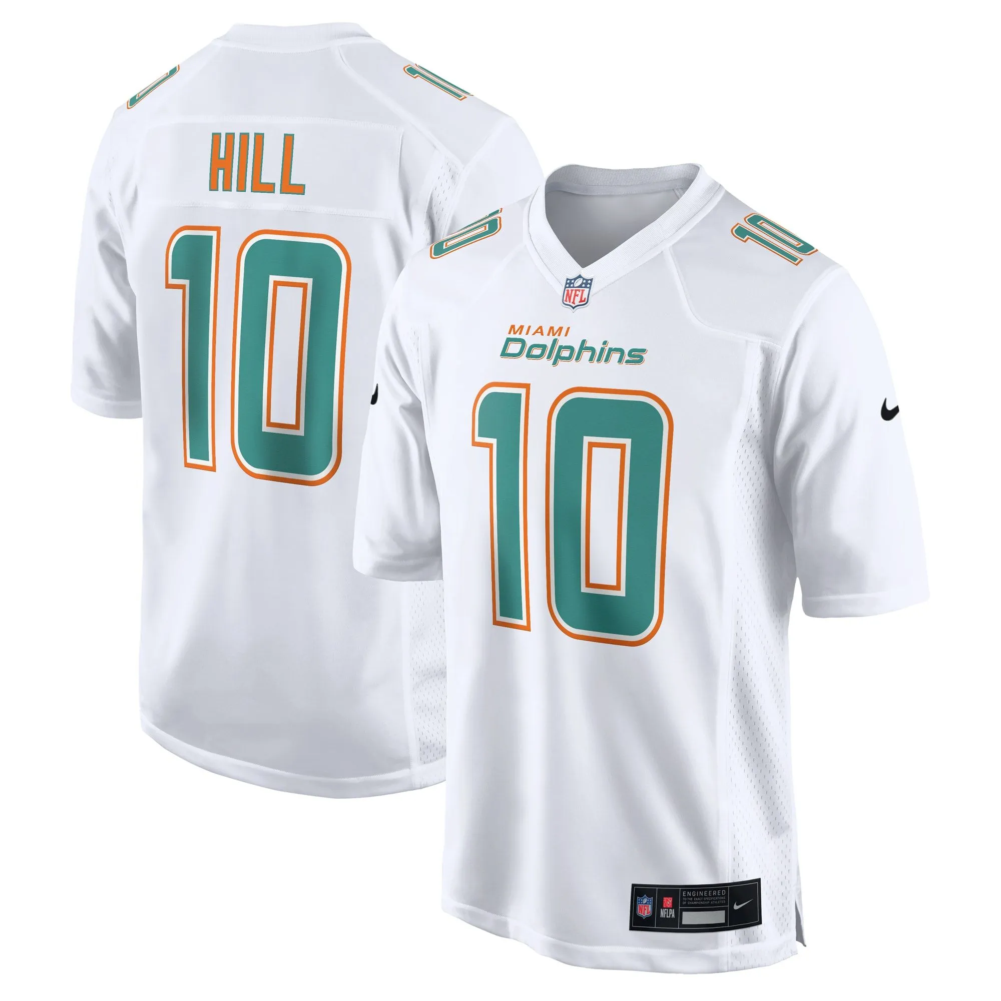 Tyreek Hill Miami Dolphins  Fashion Game Jersey - White