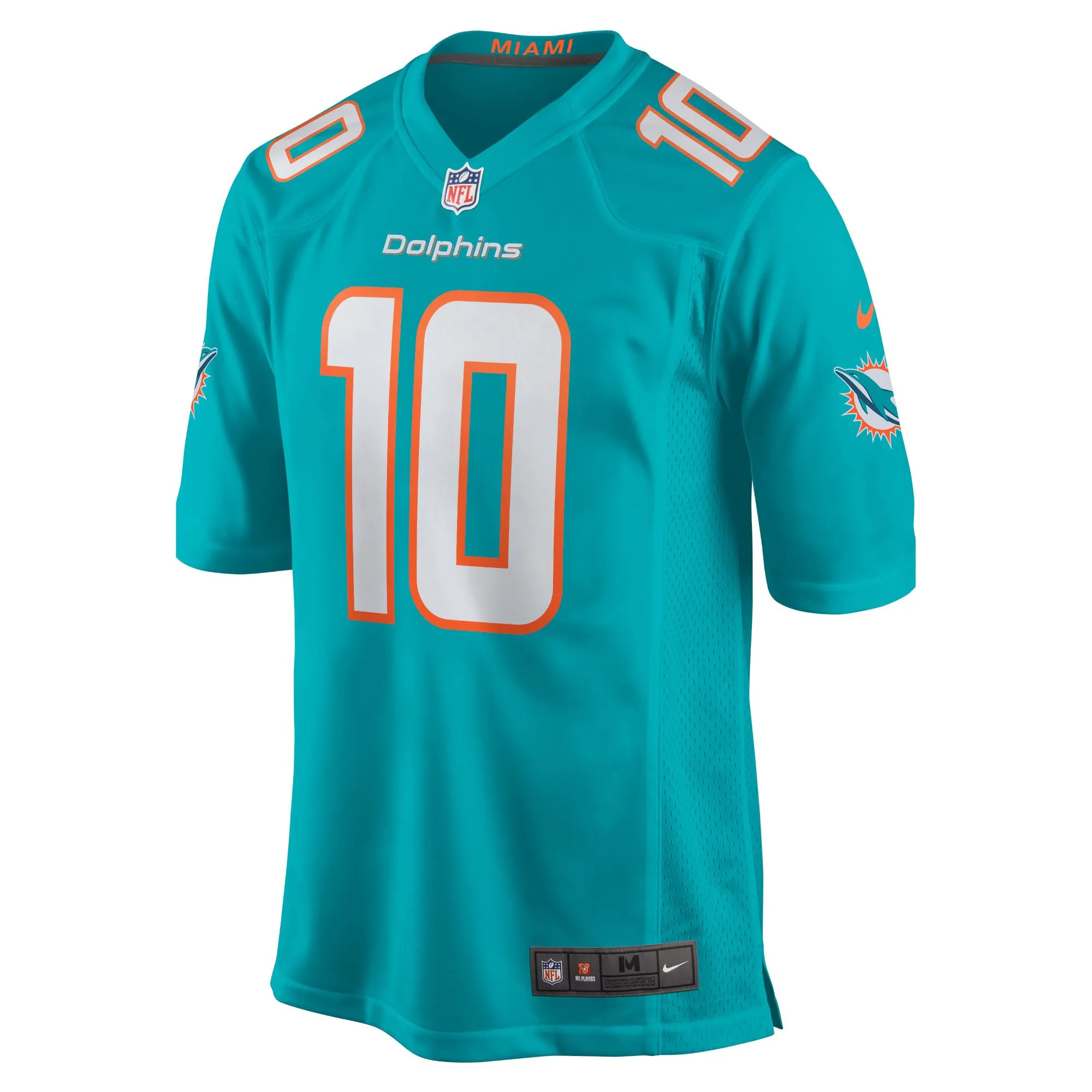 Tyreek Hill Miami Dolphins  Game Jersey - Aqua